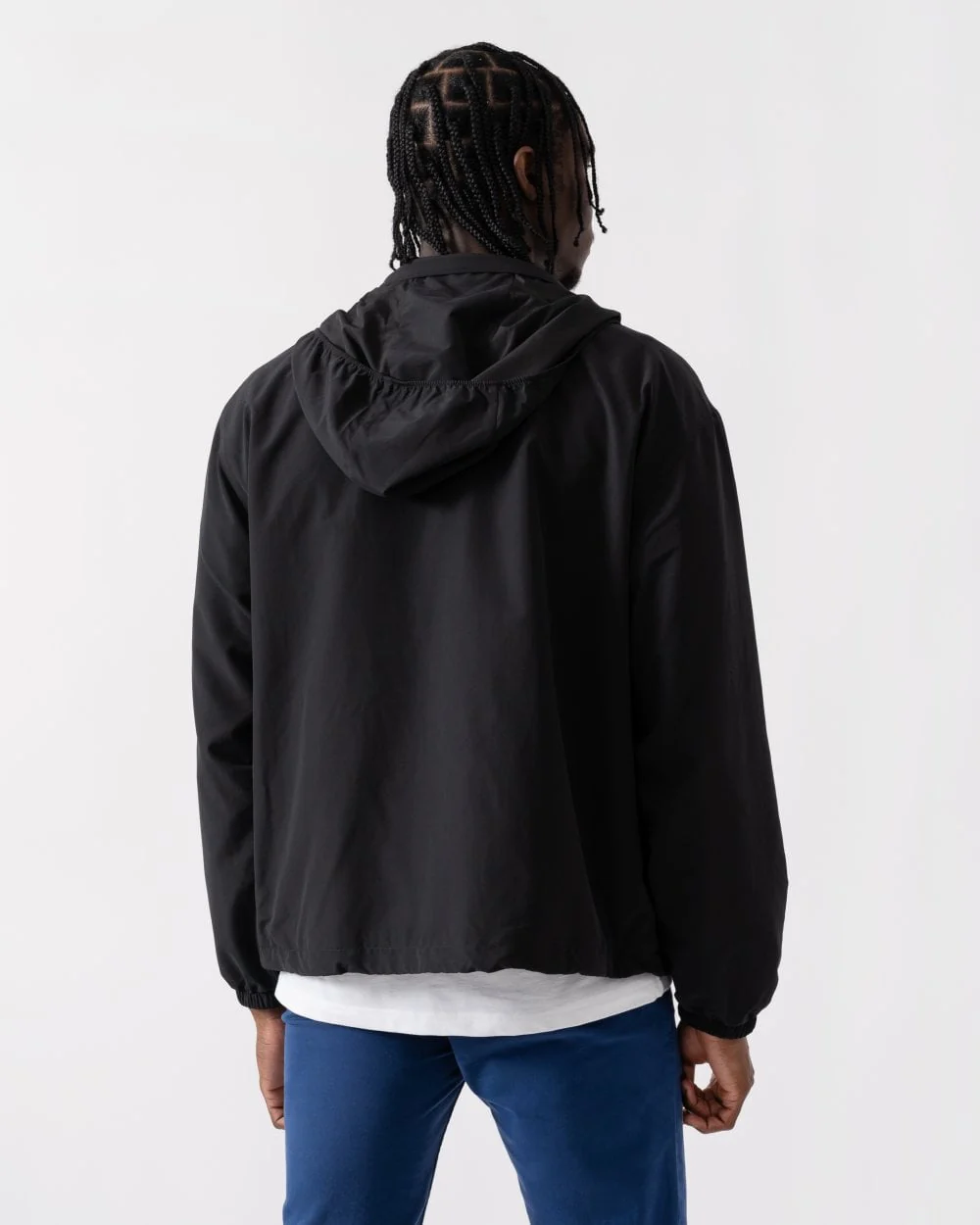 Lacoste Mens Short Water-Resistant Jacket With Removable Hood - Image 2