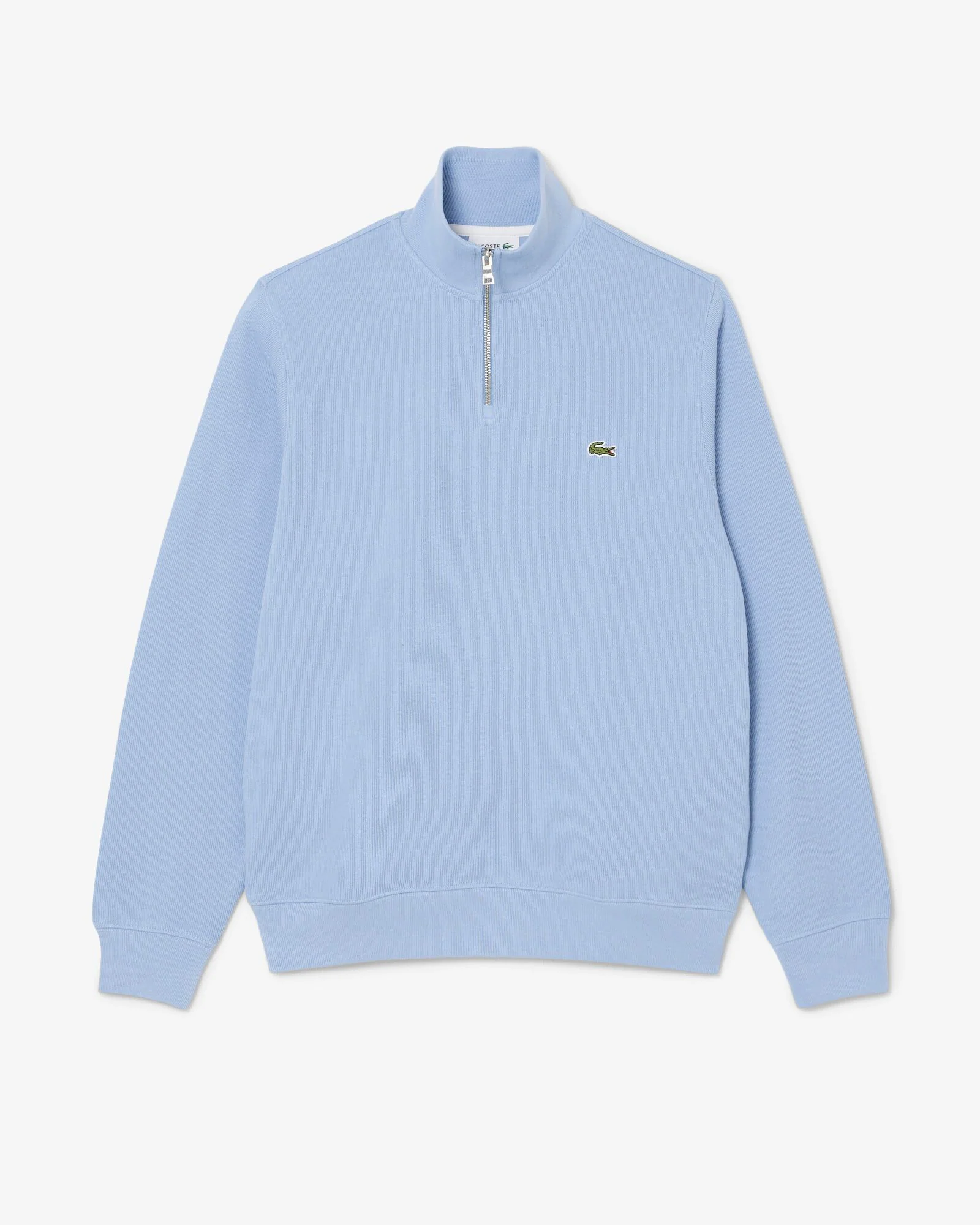 Lacoste Zippered Stand-Up Collar Cotton Sweatshirt - Aphylla AEY - Image 5