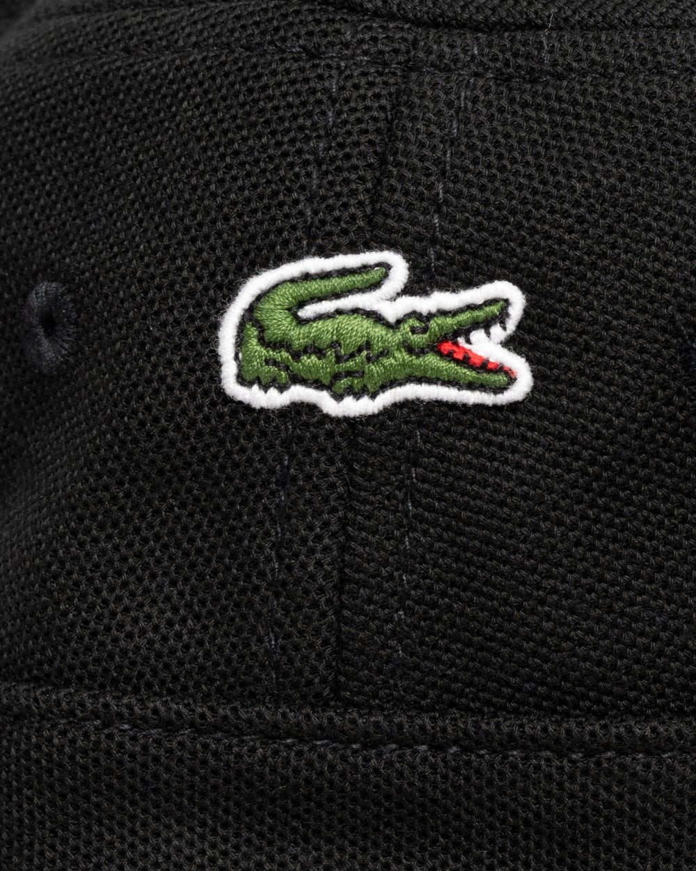 Lacoste Organic Cotton Bucket Hat - Black 031 - Image 2
