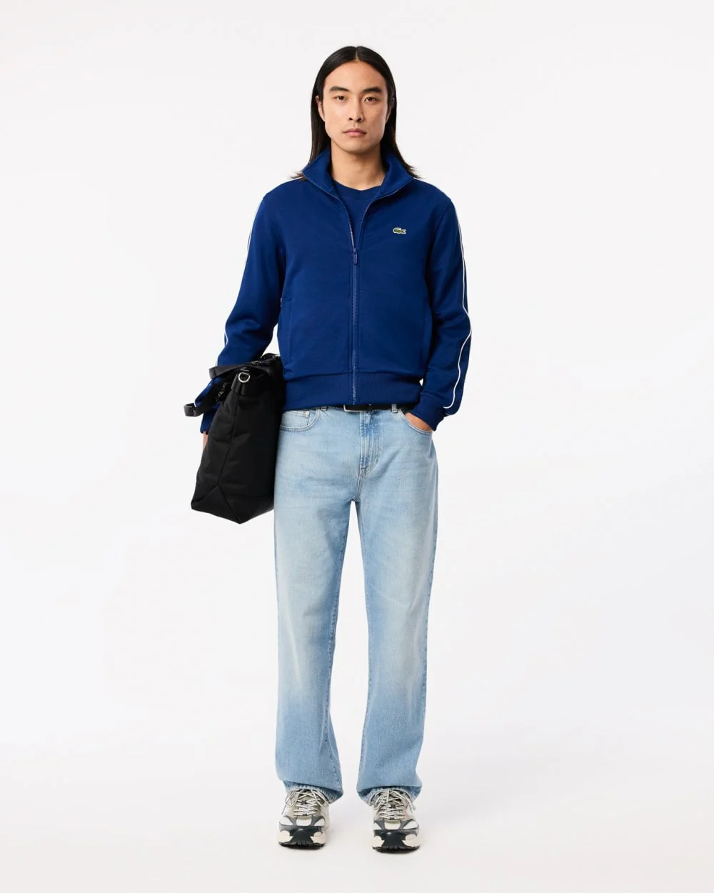 Lacoste Paris Mens Piqué Zip Front Track Jacket - Image 2