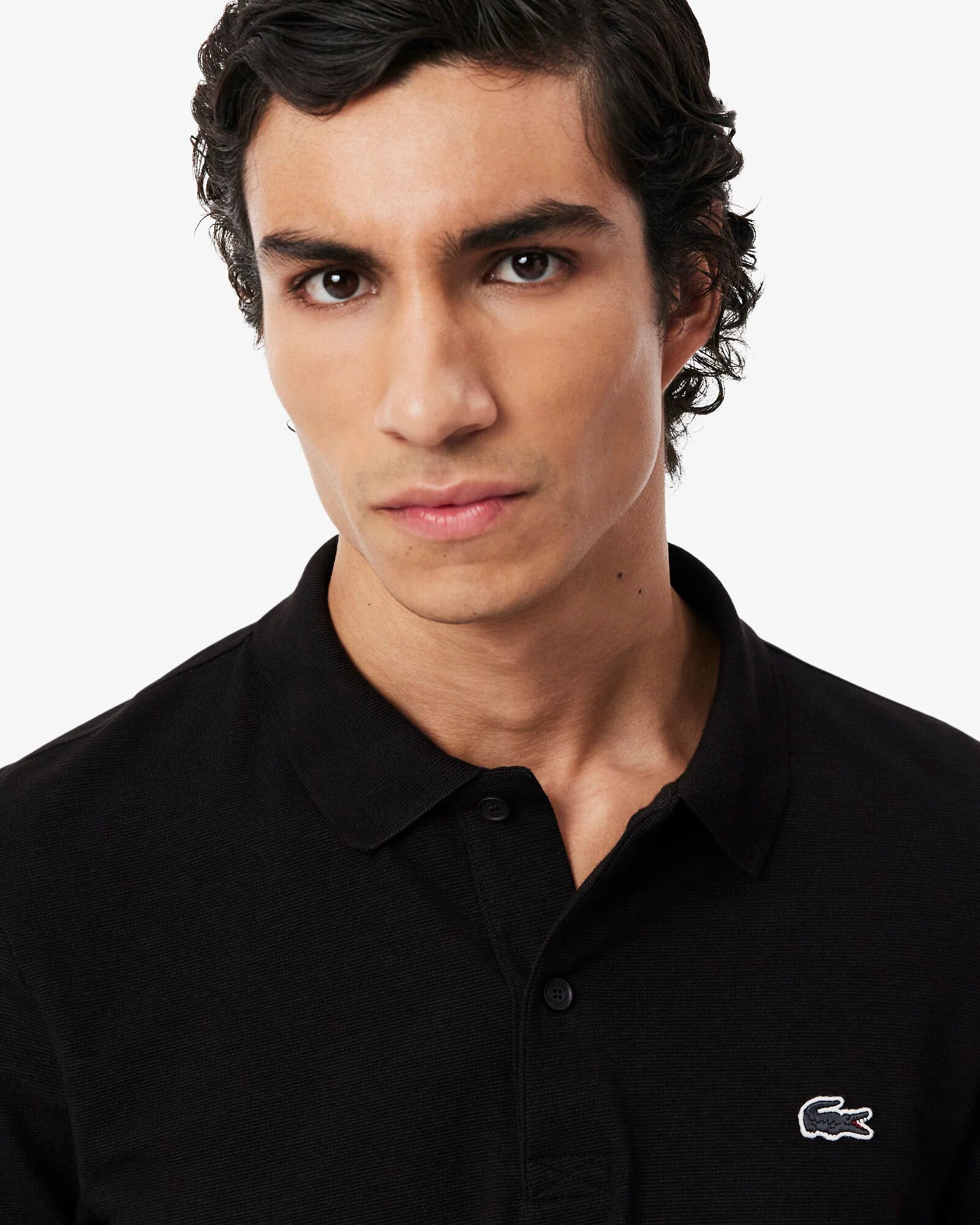 Lacoste Short Sleeved Mens Polo Shirt - Black 031 - Image 2