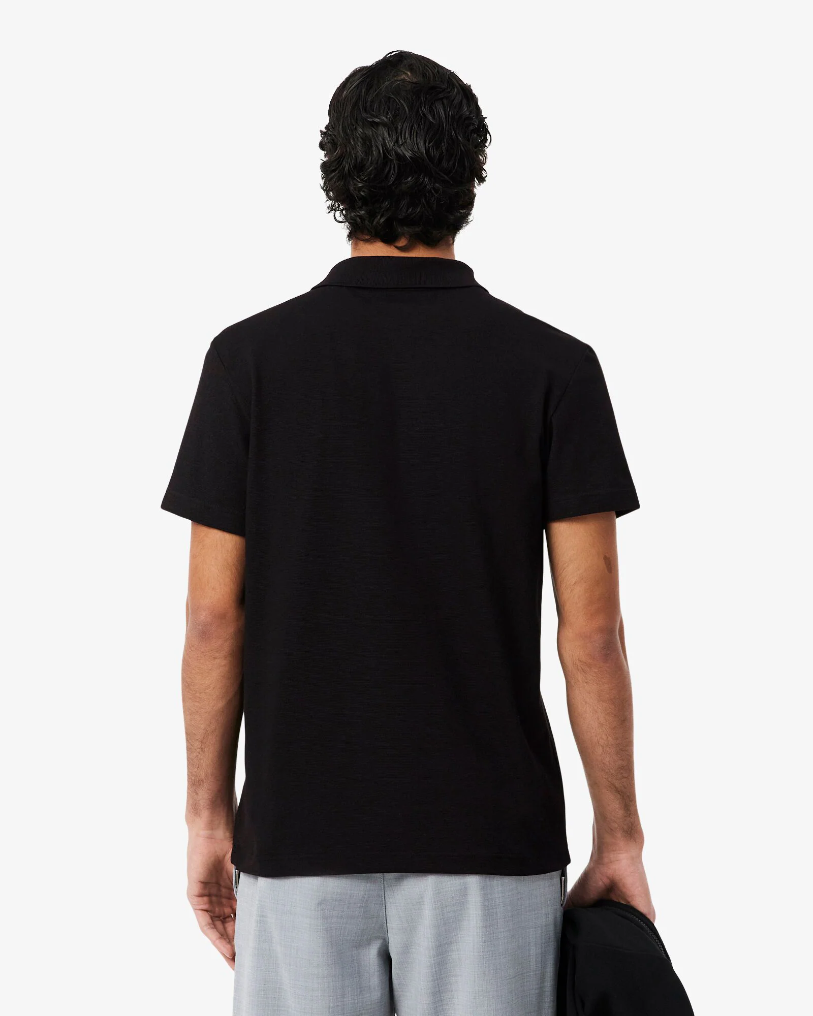 Lacoste Short Sleeved Mens Polo Shirt - Black 031 - Image 4