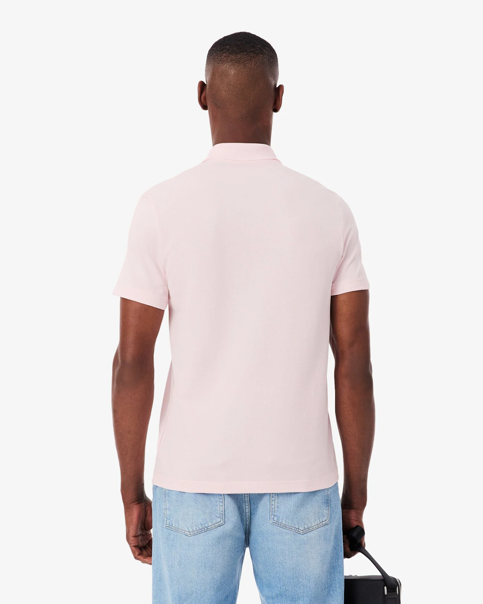 Lacoste Short Sleeved Mens Polo Shirt - Flamingo T03 - Image 4