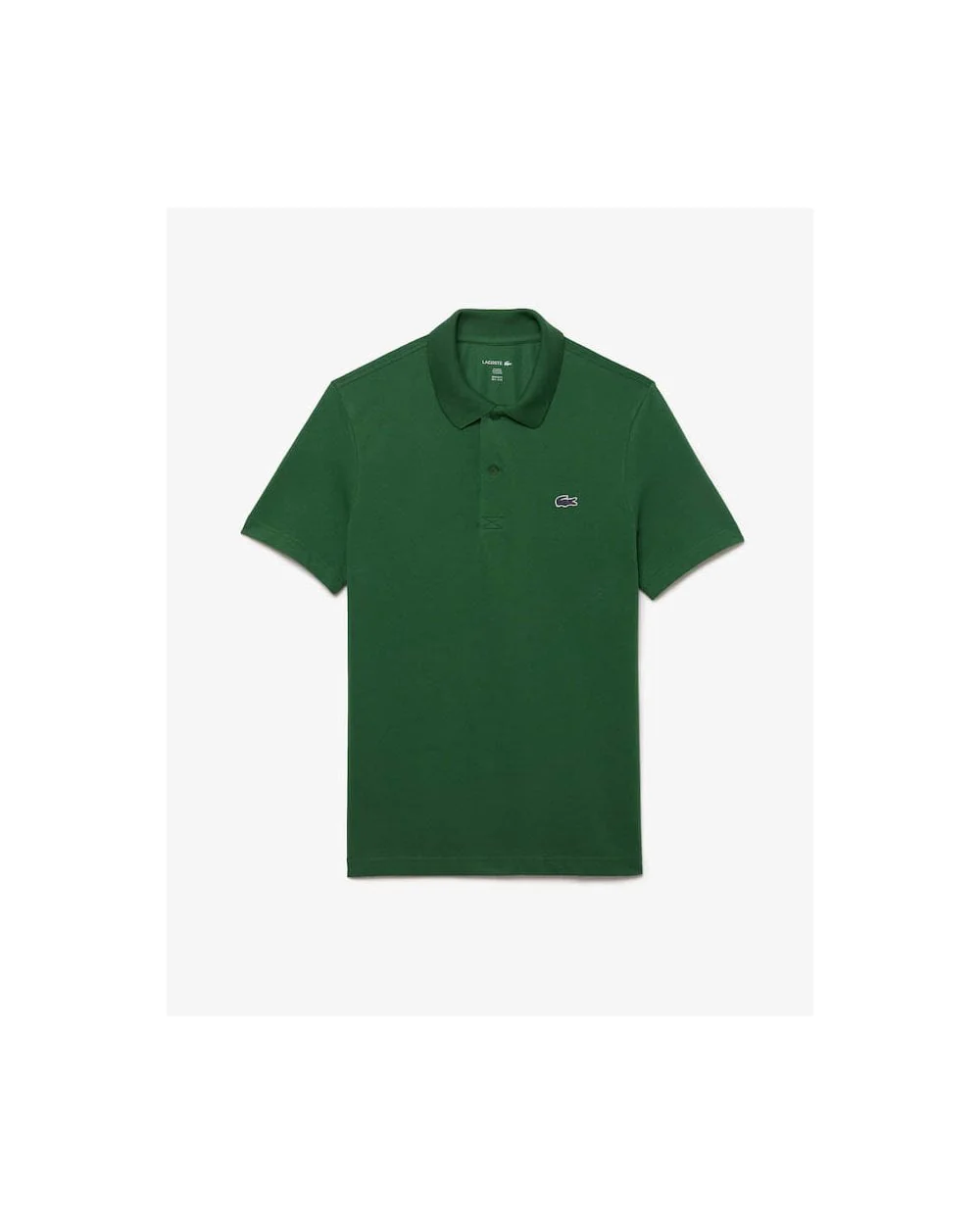 Lacoste Short Sleeved Mens Polo Shirt - Green 132 - Image 5
