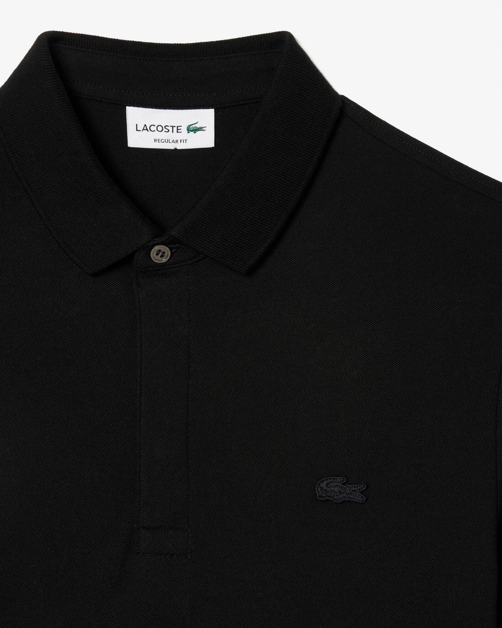 Lacoste Smart Paris Mens Stretch Cotton Polo Shirt - Black 031 - Image 5