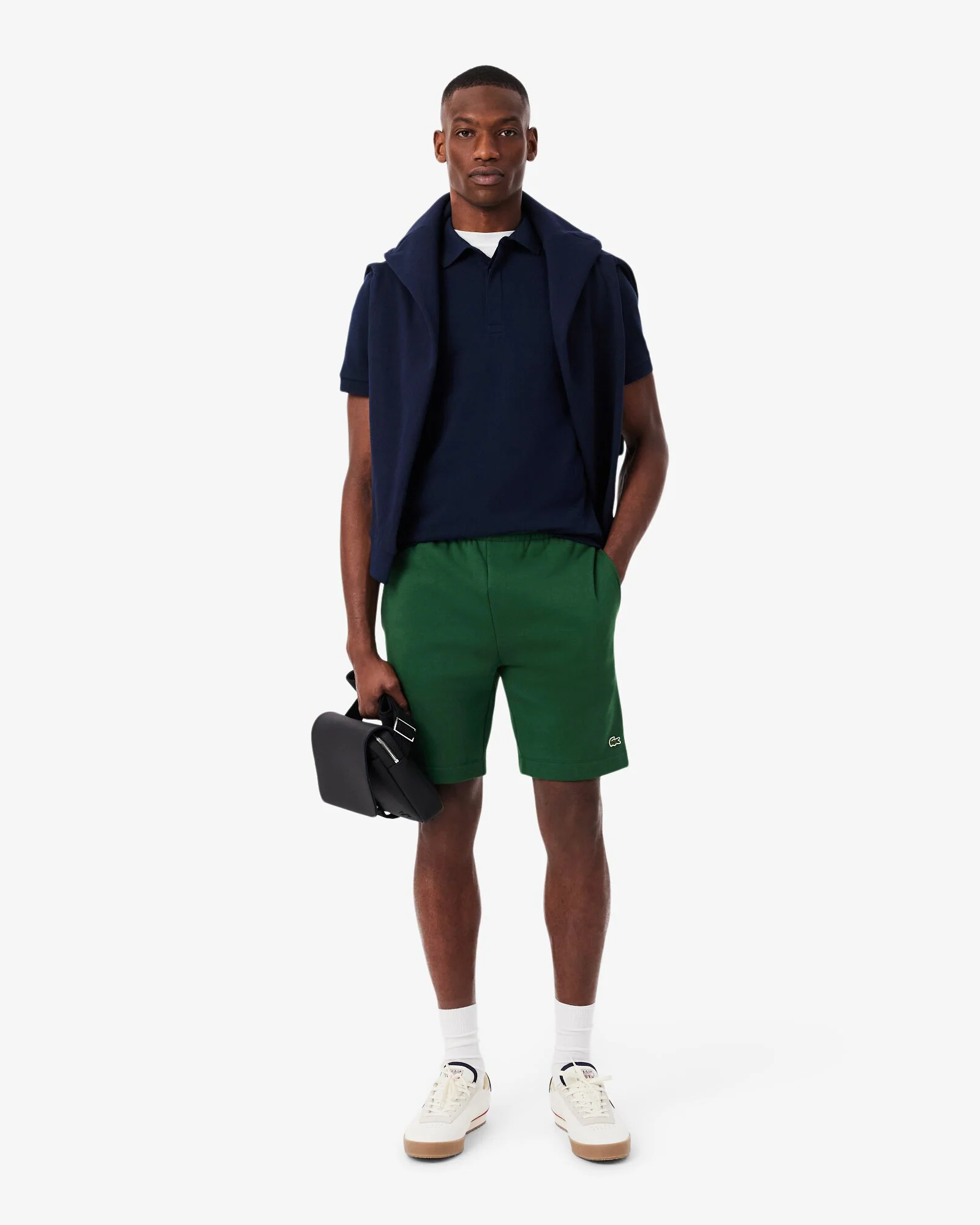 Lacoste Smart Paris Mens Stretch Cotton Polo Shirt - Midnight Blue 166 - Image 3