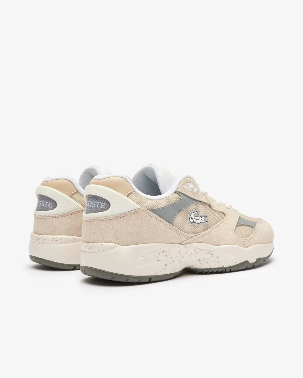 Lacoste Storm 96 Lo Mens Vintage Tonal Trainers - Image 3