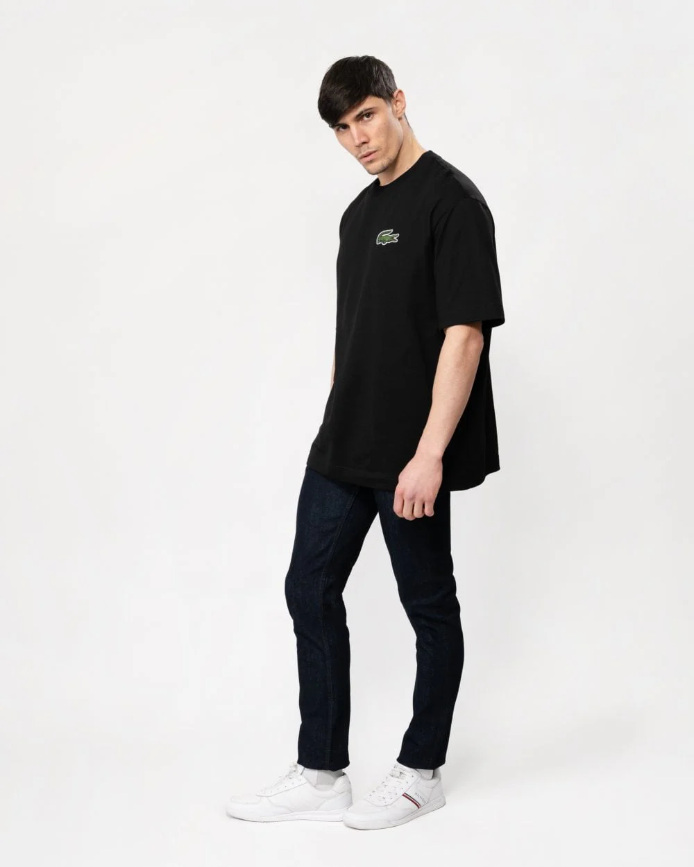 Lacoste Unisex Loose Fit Large Crocodile T-shirt - Image 3