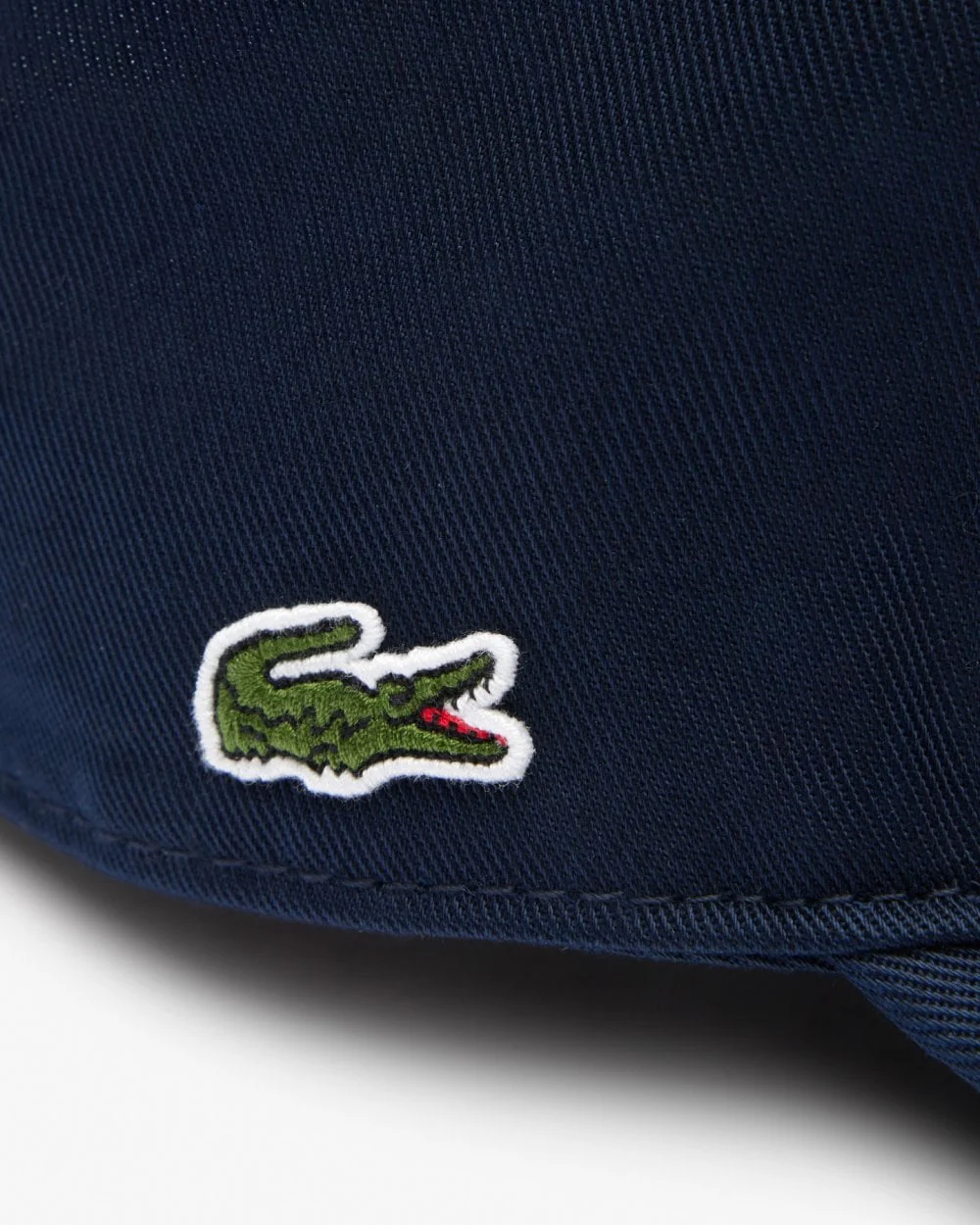 Lacoste Unisex Twill Cap - Navy Blue 166 - Image 4