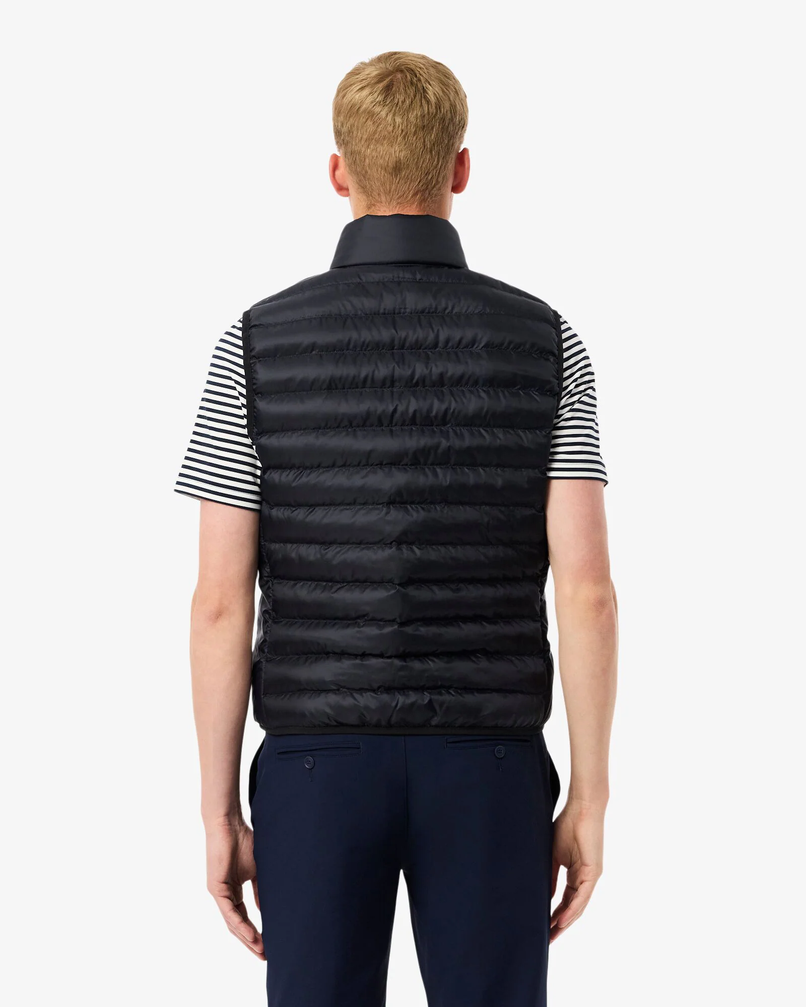 Lacoste Water-Repellent Mens Puffed Gilet - Abysm HDE - Image 4