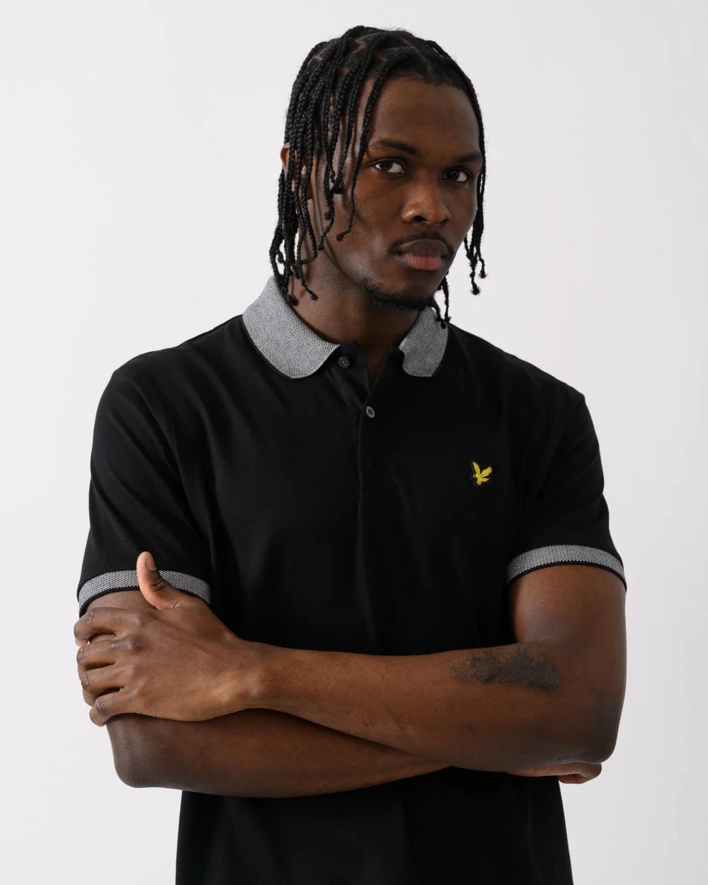 Lyle & Scott Branded Mens Tipped Polo Shirt - Image 2