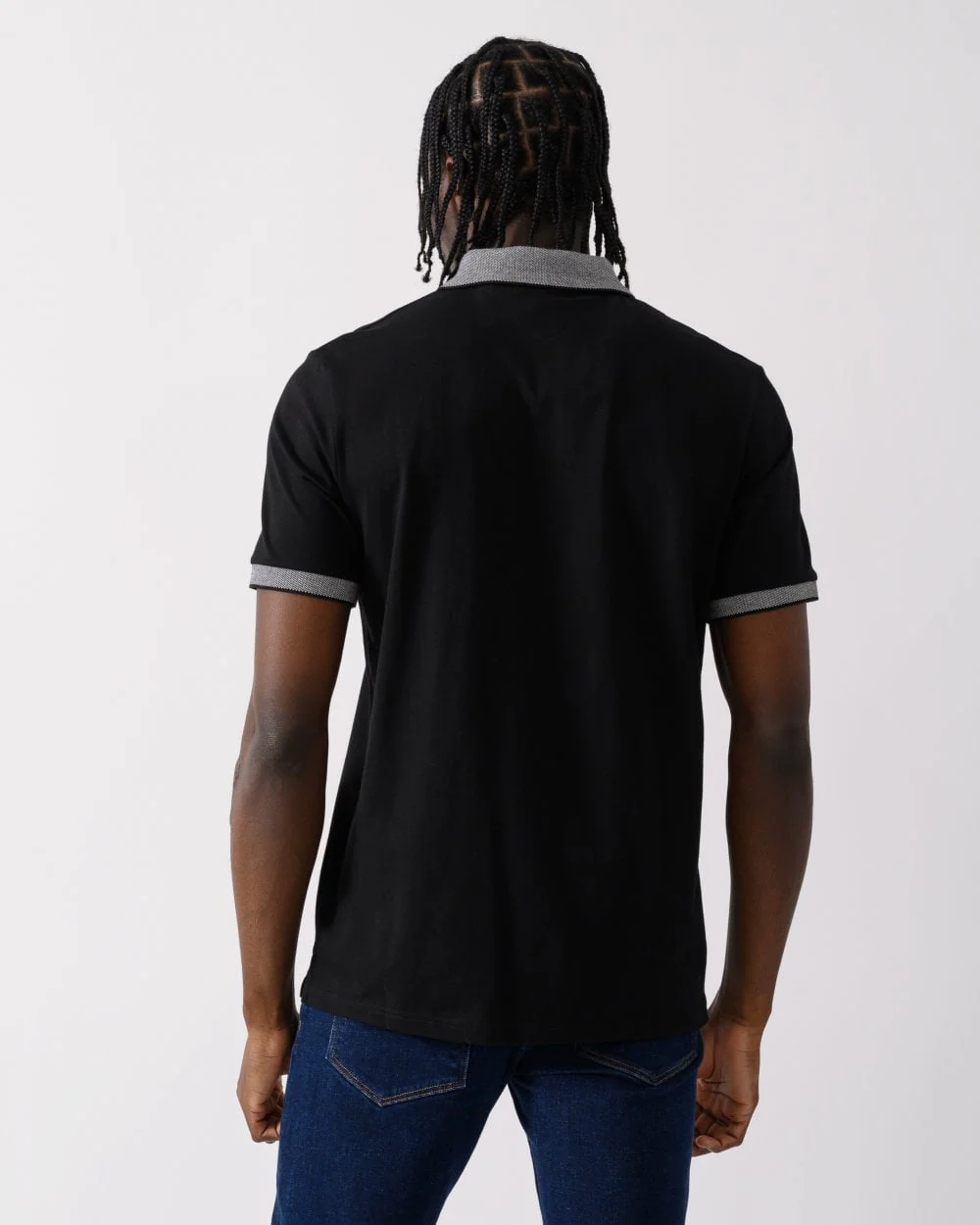Lyle & Scott Branded Mens Tipped Polo Shirt - Image 4
