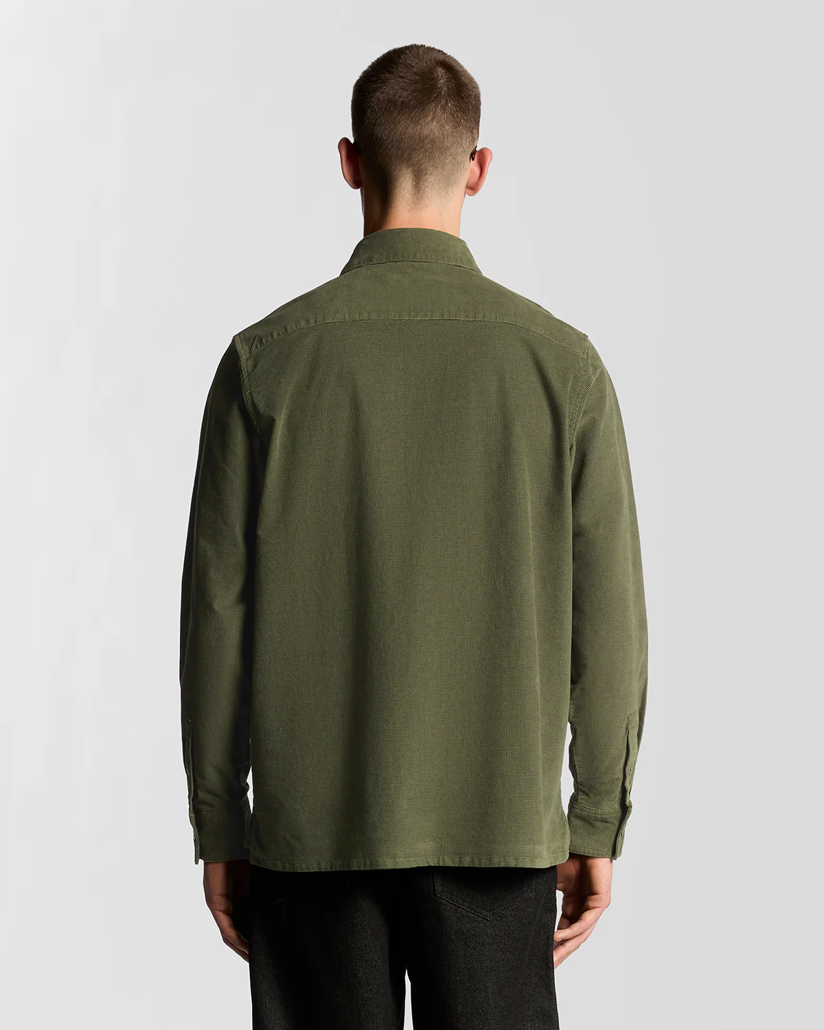 Lyle & Scott Corduroy Shirt - X848 Deep Depths - Image 4