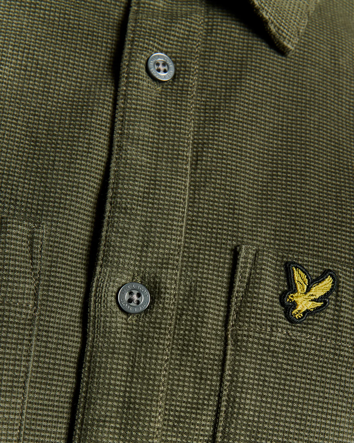 Lyle & Scott Corduroy Shirt - X848 Deep Depths - Image 5