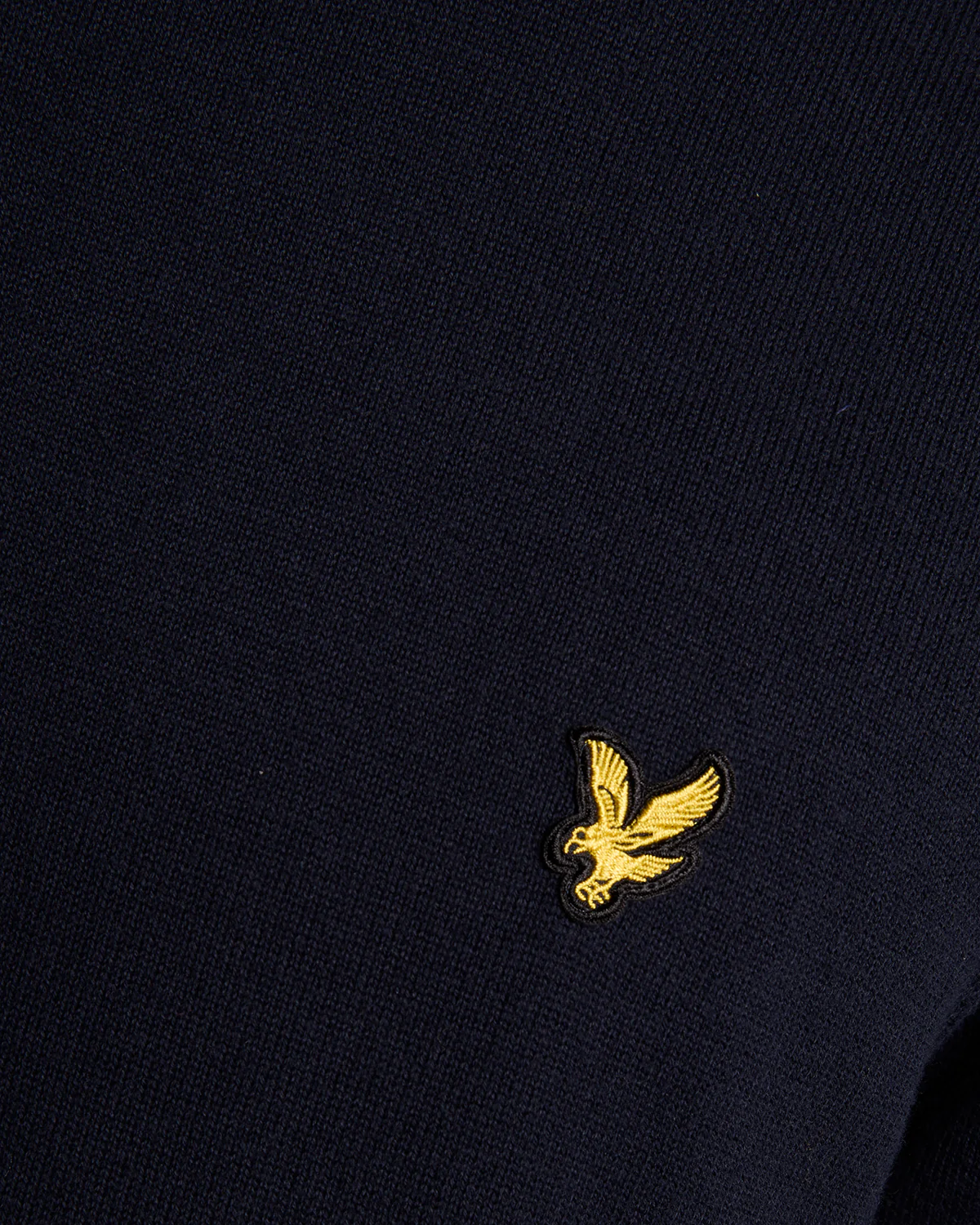 Lyle & Scott Cotton Crew Neck Mens Jumper - Z271 Dark Navy - Image 5