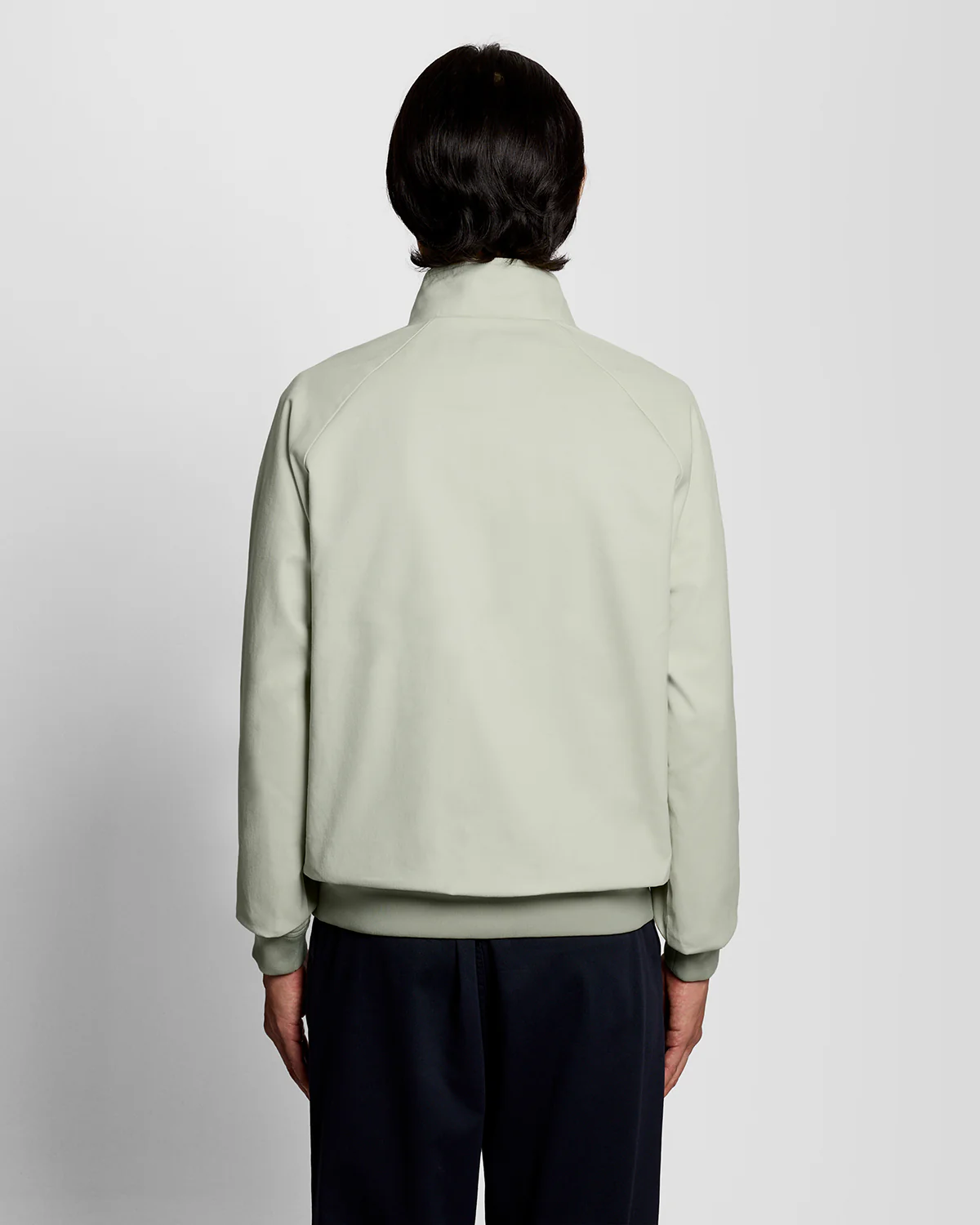 Lyle & Scott Cotton Mens Harrington Jacket - Y117 Wheat - Image 4