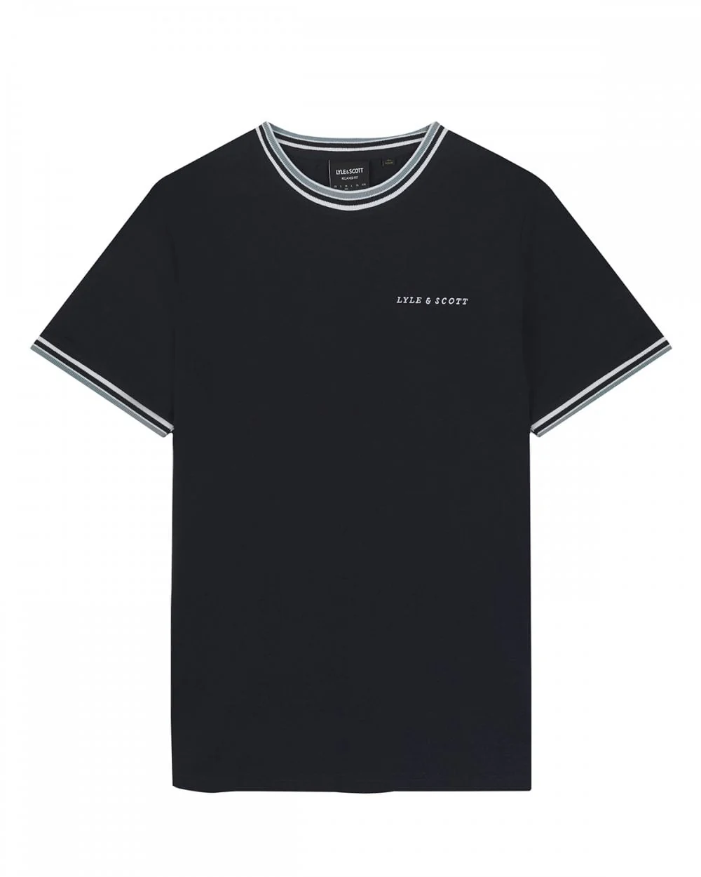 Lyle & Scott Embroidered Mens Tipped T-Shirt - Image 5