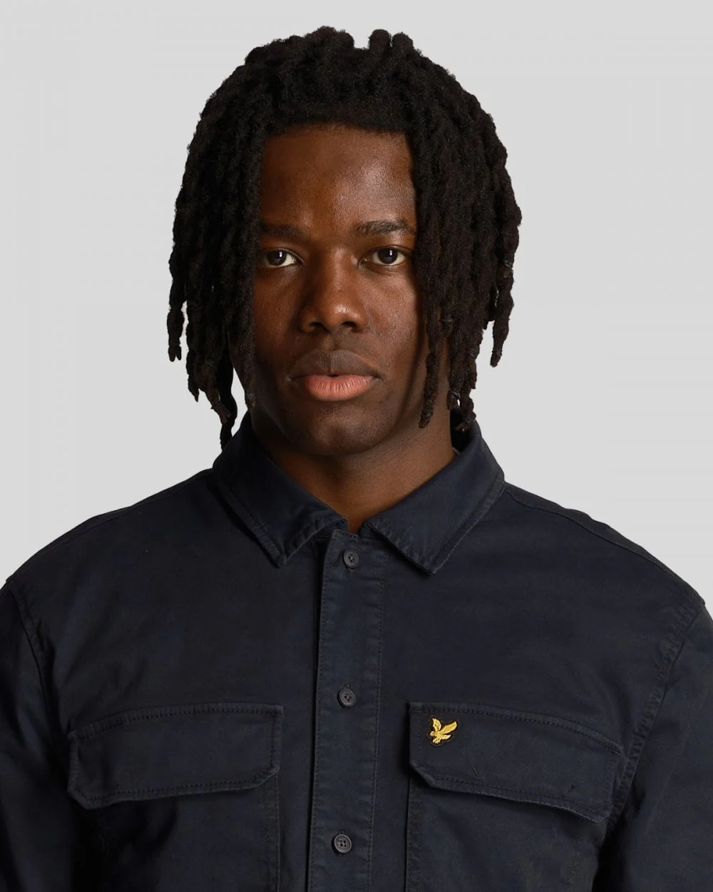 Lyle & Scott Garment Dyed Mens Overshirt - Image 2