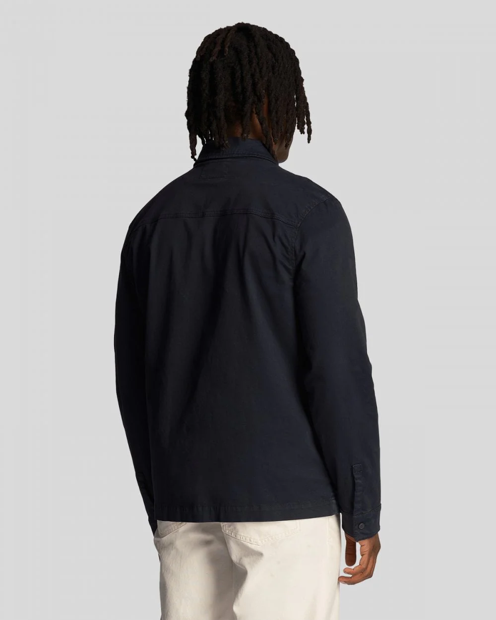 Lyle & Scott Garment Dyed Mens Overshirt - Image 4
