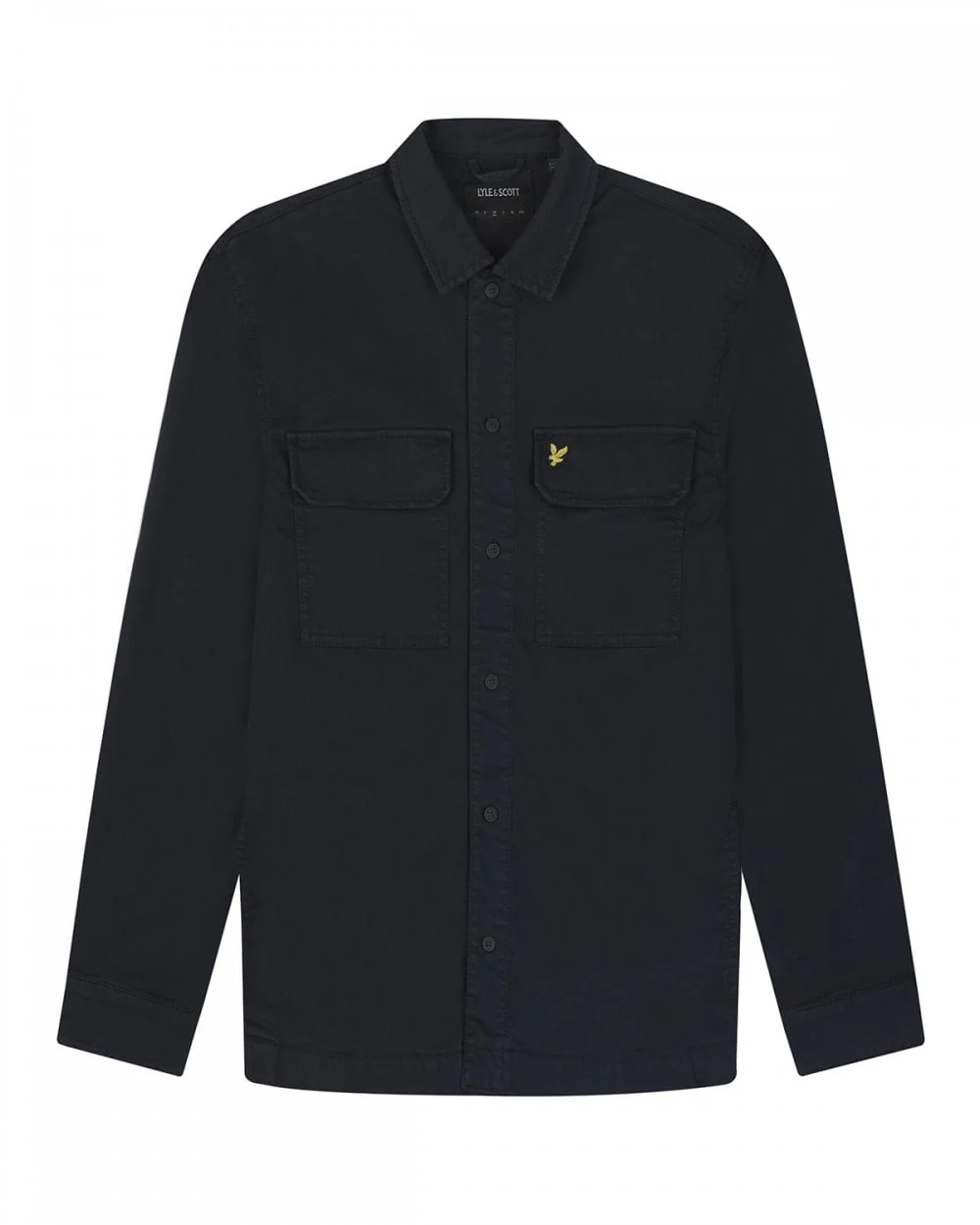 Lyle & Scott Garment Dyed Mens Overshirt - Image 5