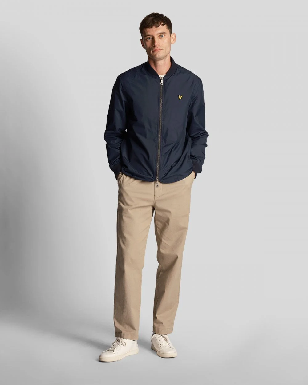 Lyle & Scott Mens Bomber Jacket - Image 3