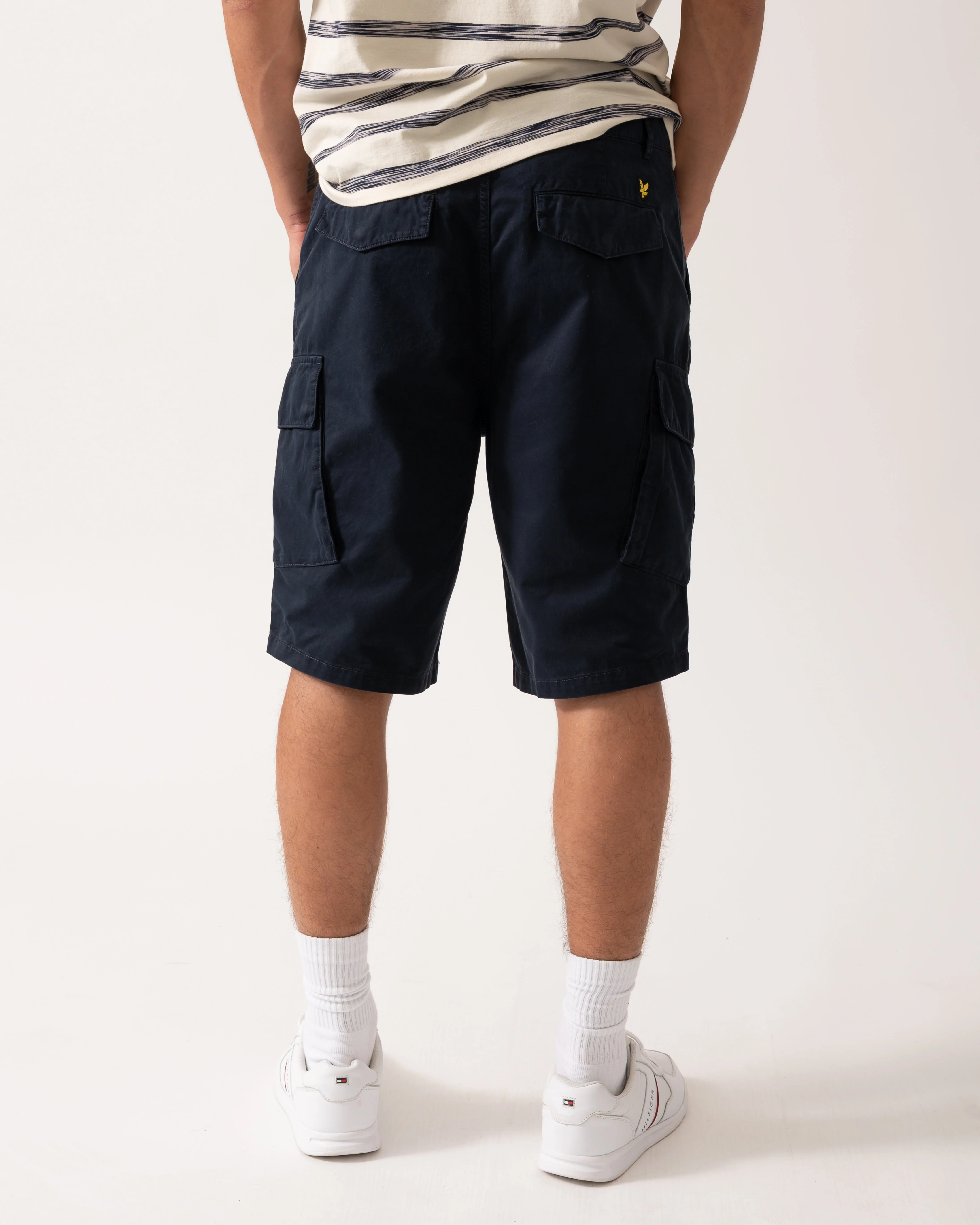 Lyle & Scott Mens Cargo Shorts - Z271 Dark Navy - Image 4