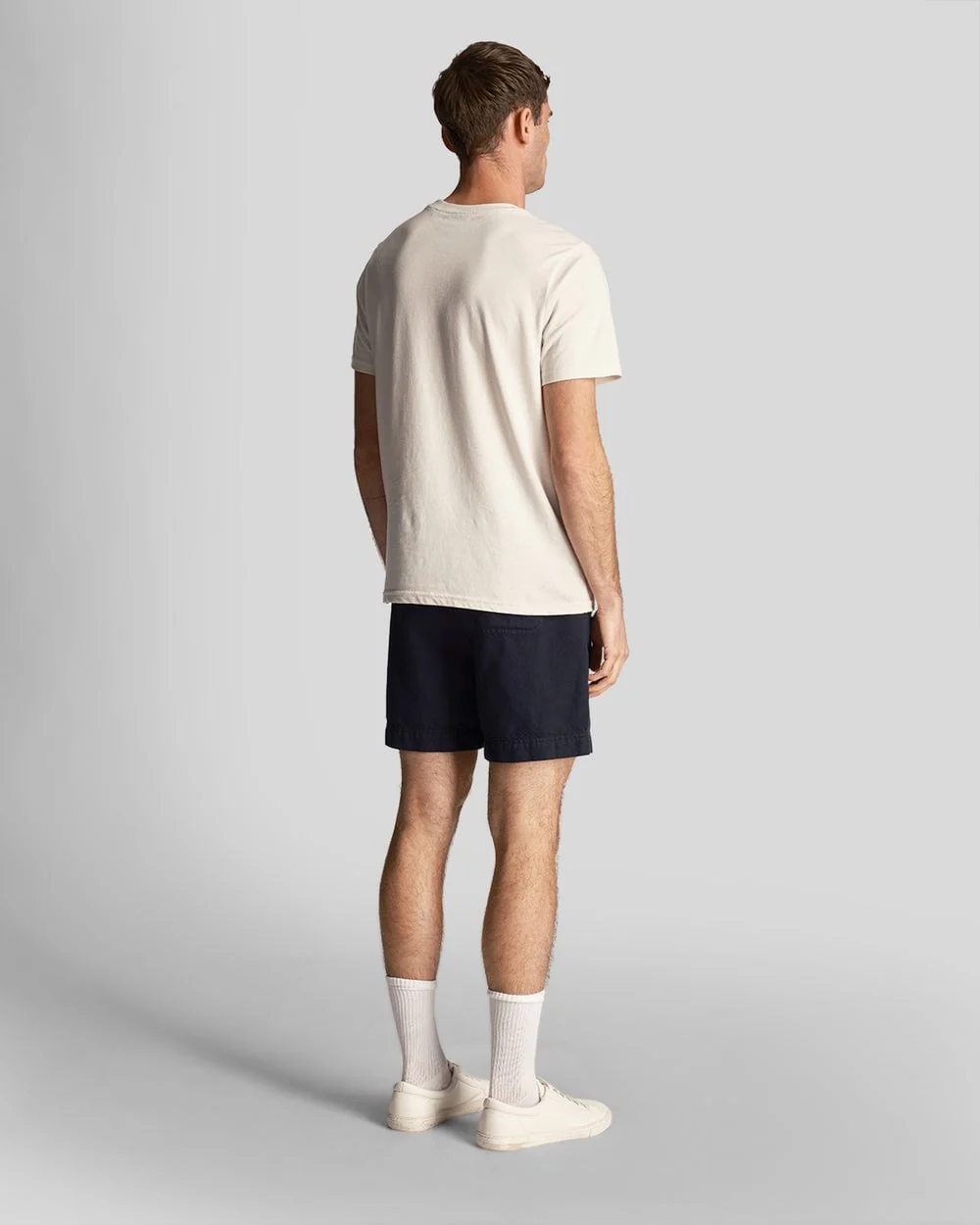 Lyle & Scott Mens Cotton Linen Shorts - Image 3