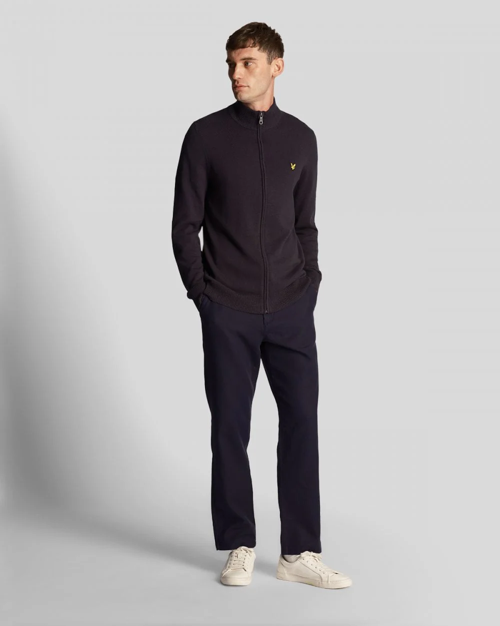 Lyle & Scott Mens Full Zip Jumper - Image 3