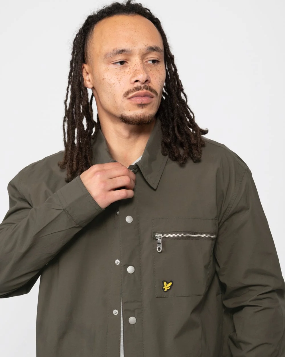 Lyle & Scott Mens Nylon Overshirt - Image 2