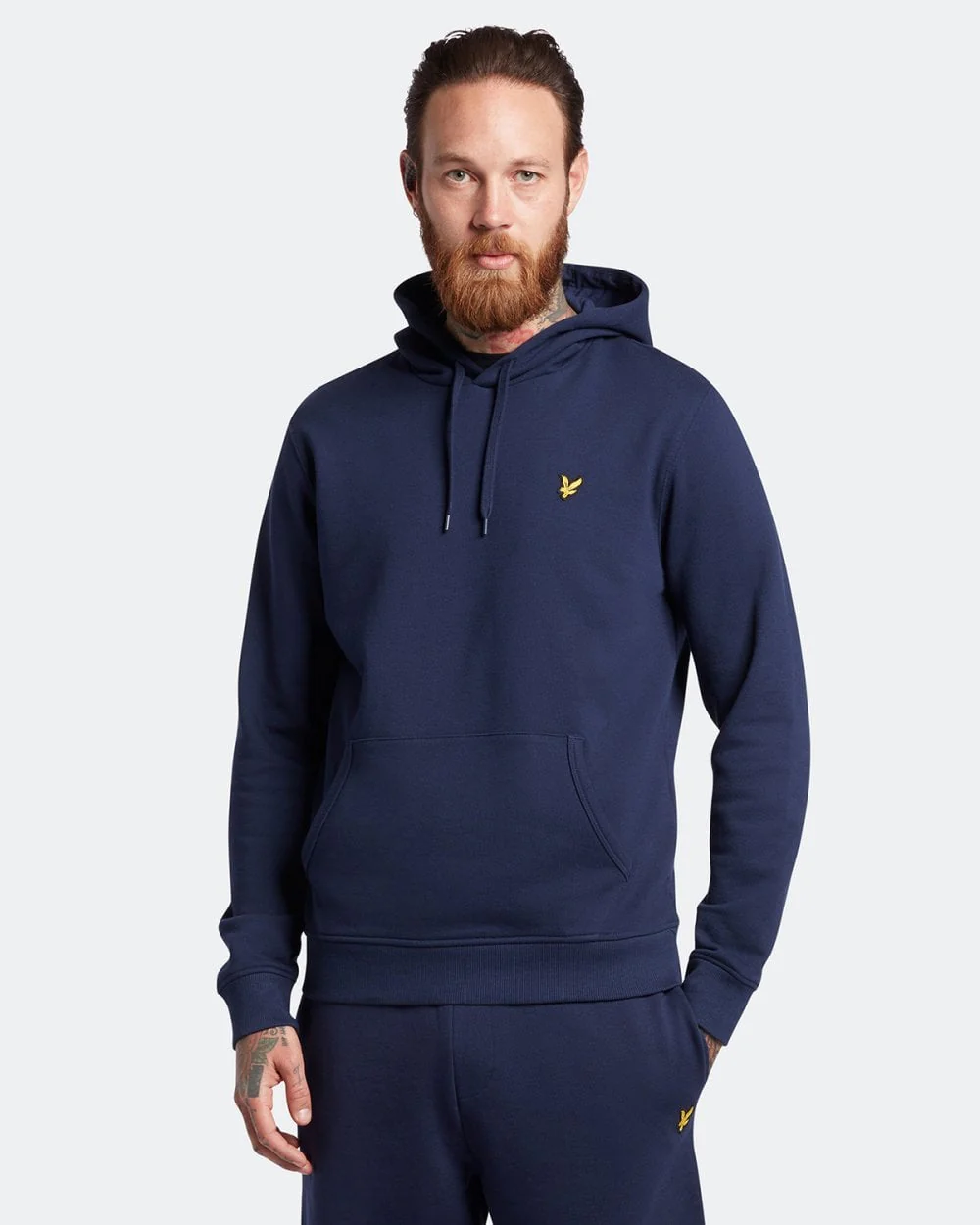 Lyle & Scott Mens Pullover Hoodie - Z99 Navy