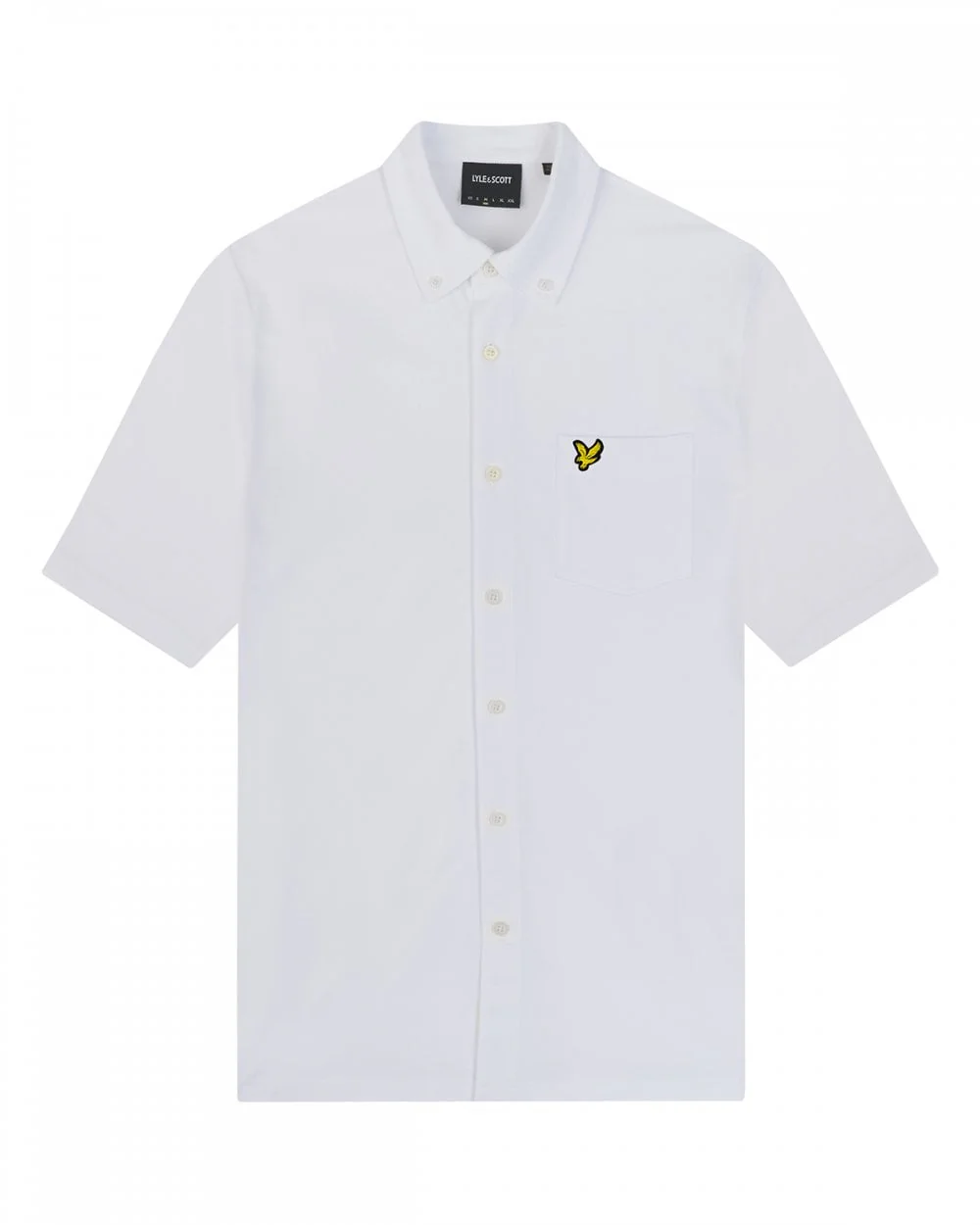 Lyle & Scott Mens Short Sleeve Pique Shirt - Image 5