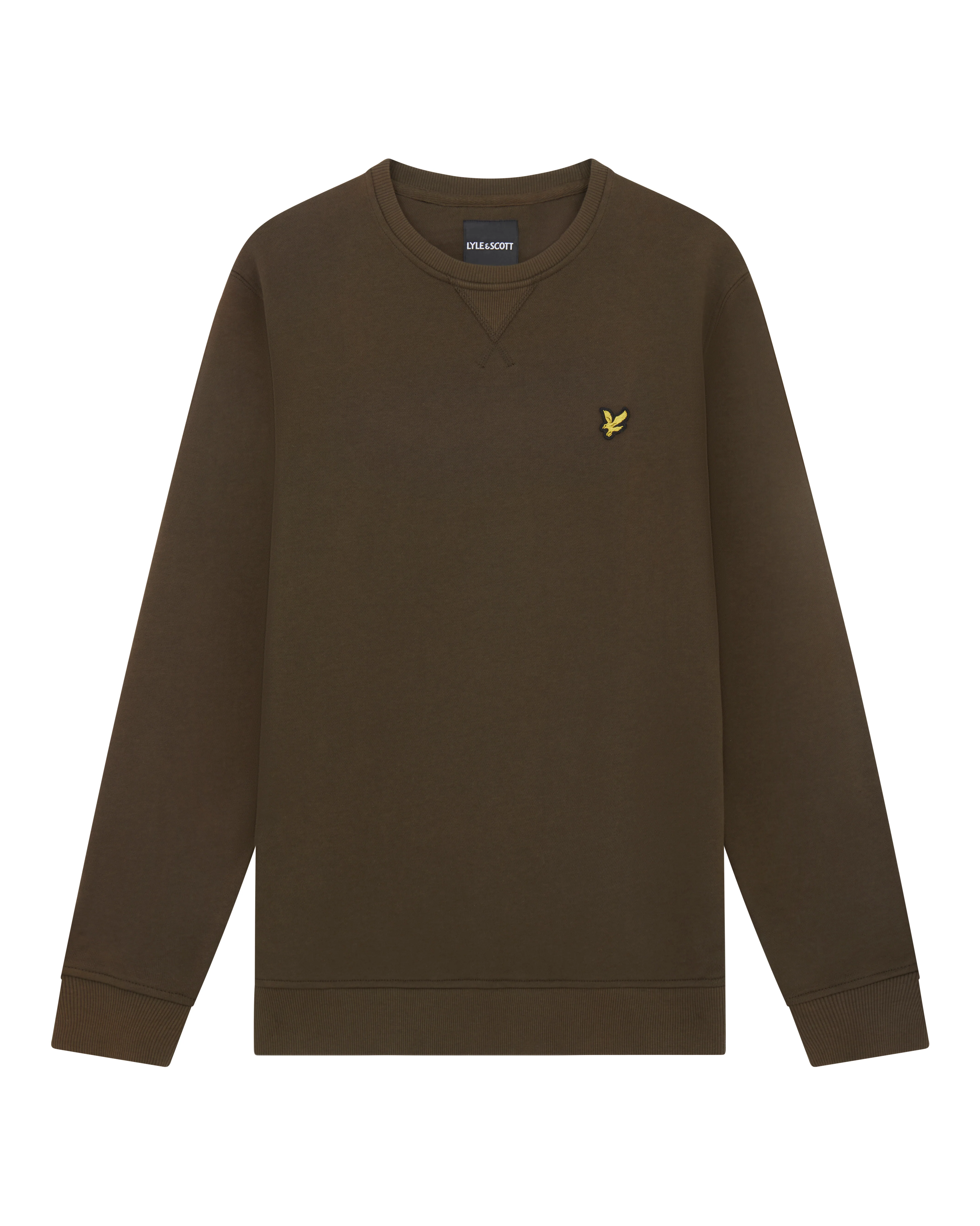 Lyle & Scott Mens Sweatshirt ML424VOG - W485 Olive - Image 6