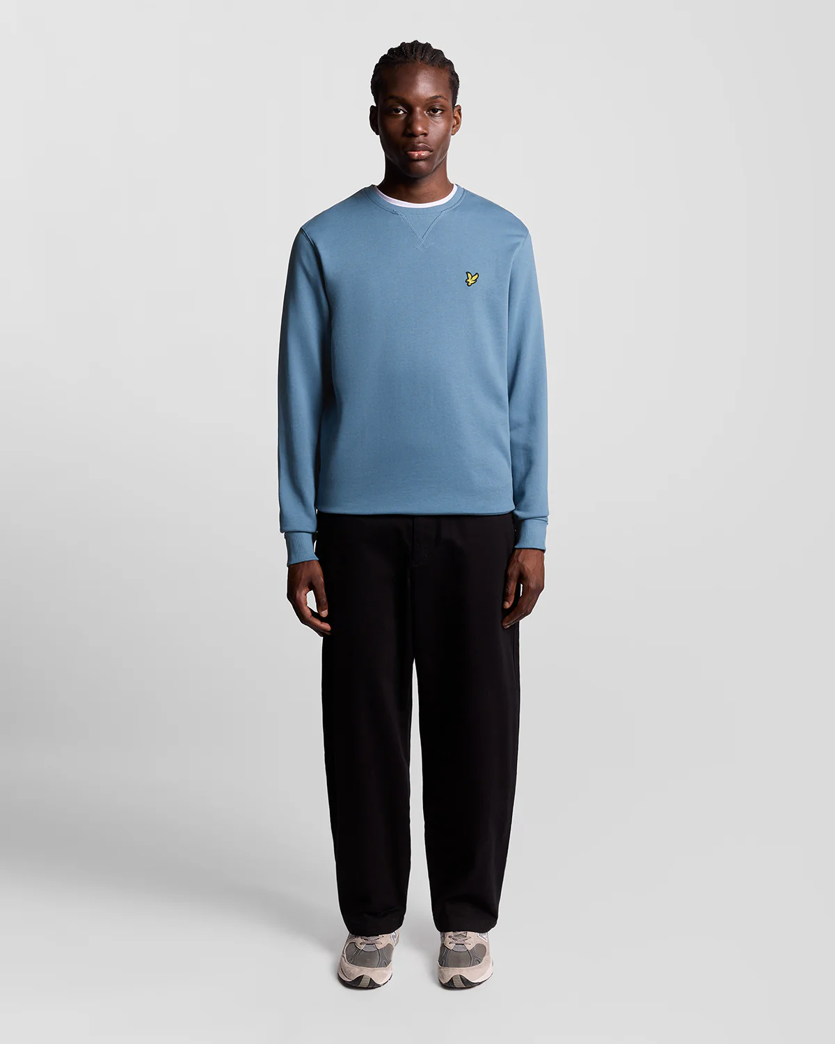 Lyle & Scott Mens Sweatshirt ML424VOG - X861 Ocean Sky - Image 3
