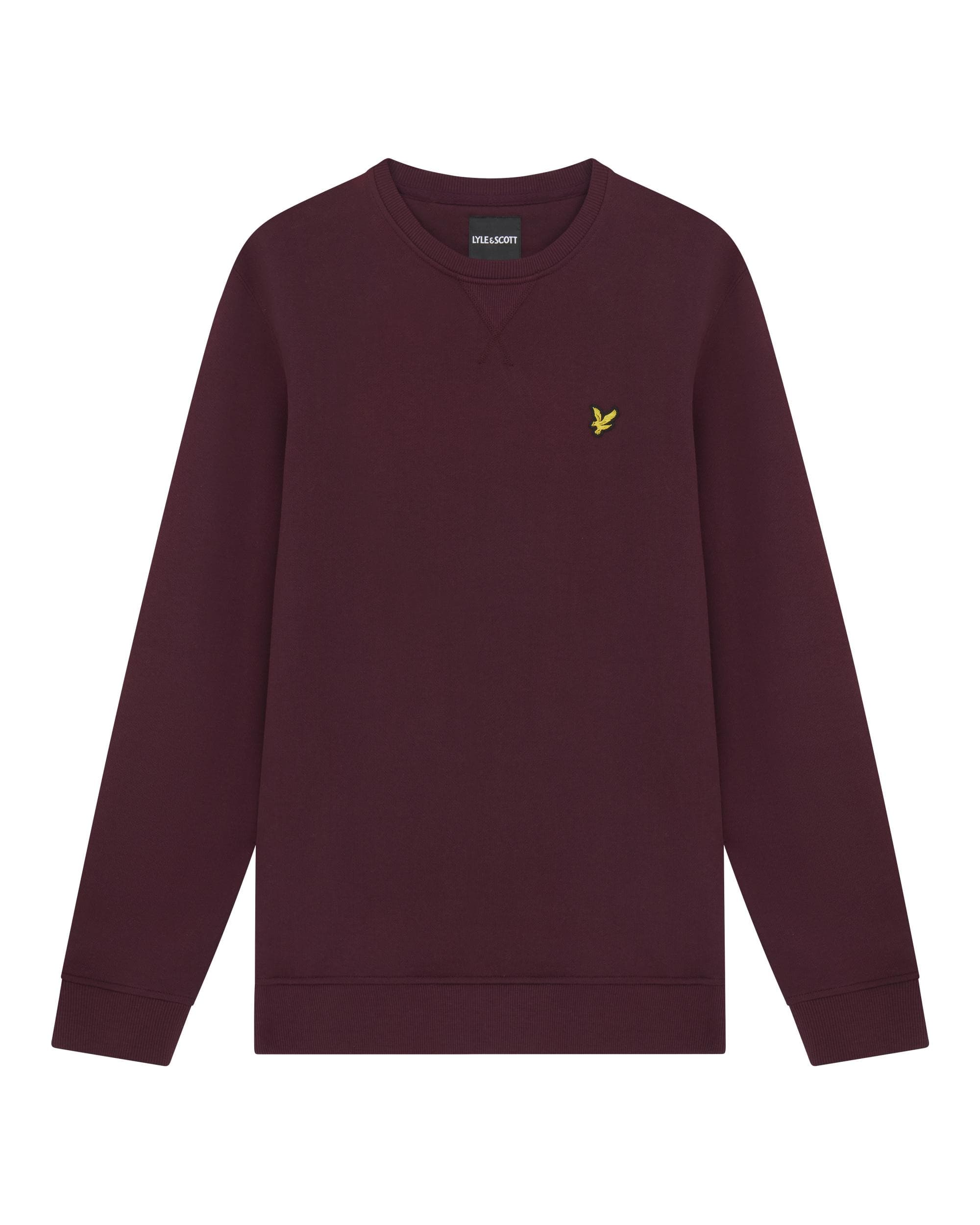 Lyle & Scott Mens Sweatshirt ML424VOG - Z562 Burgundy - Image 5
