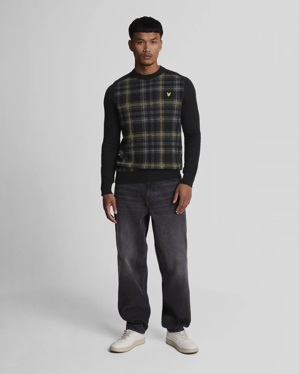 Lyle & Scott Mens Tartan Jumper - Image 3