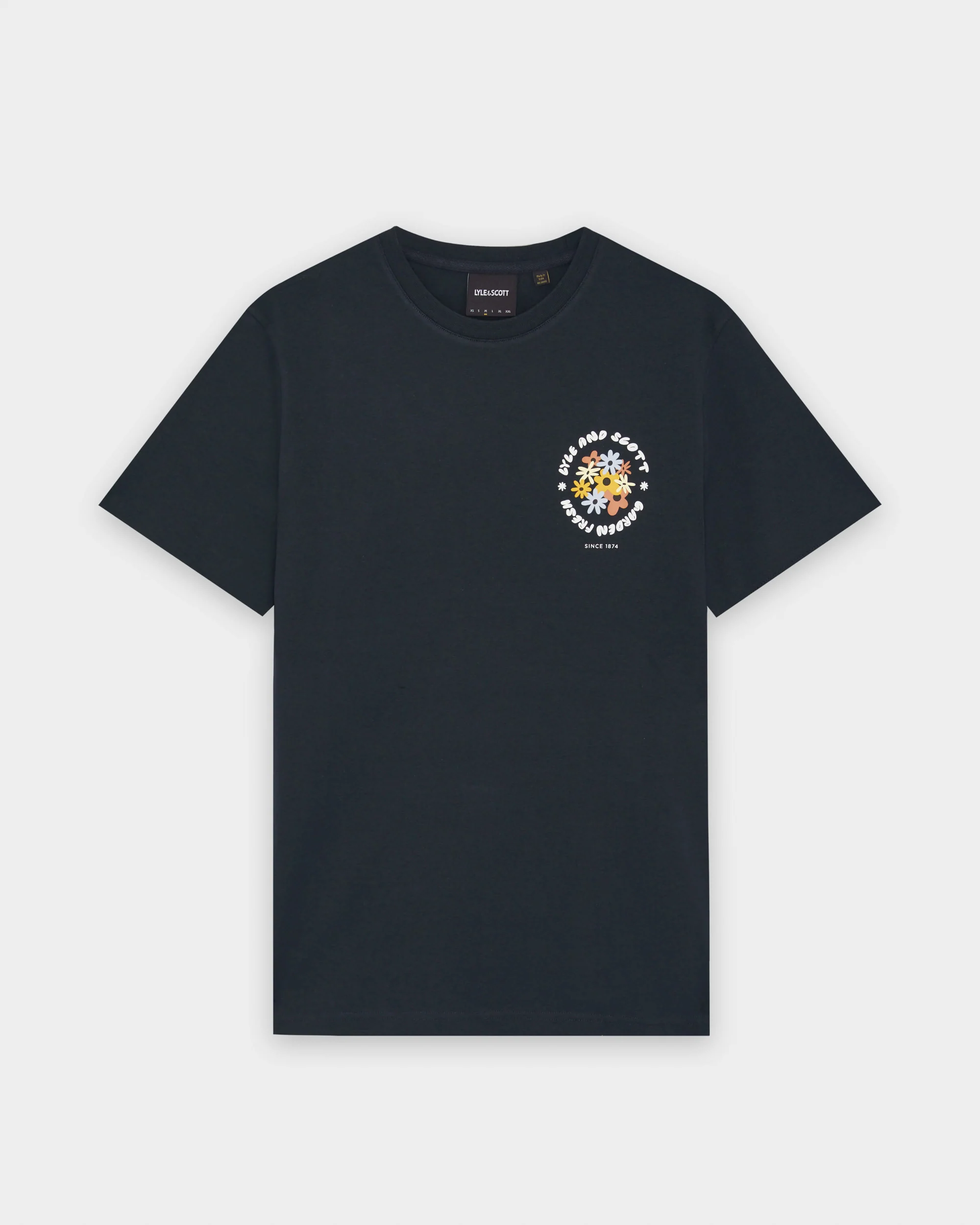 Lyle & Scott Nature Mens Graphic T-Shirt - Z271 Dark Navy - Image 6