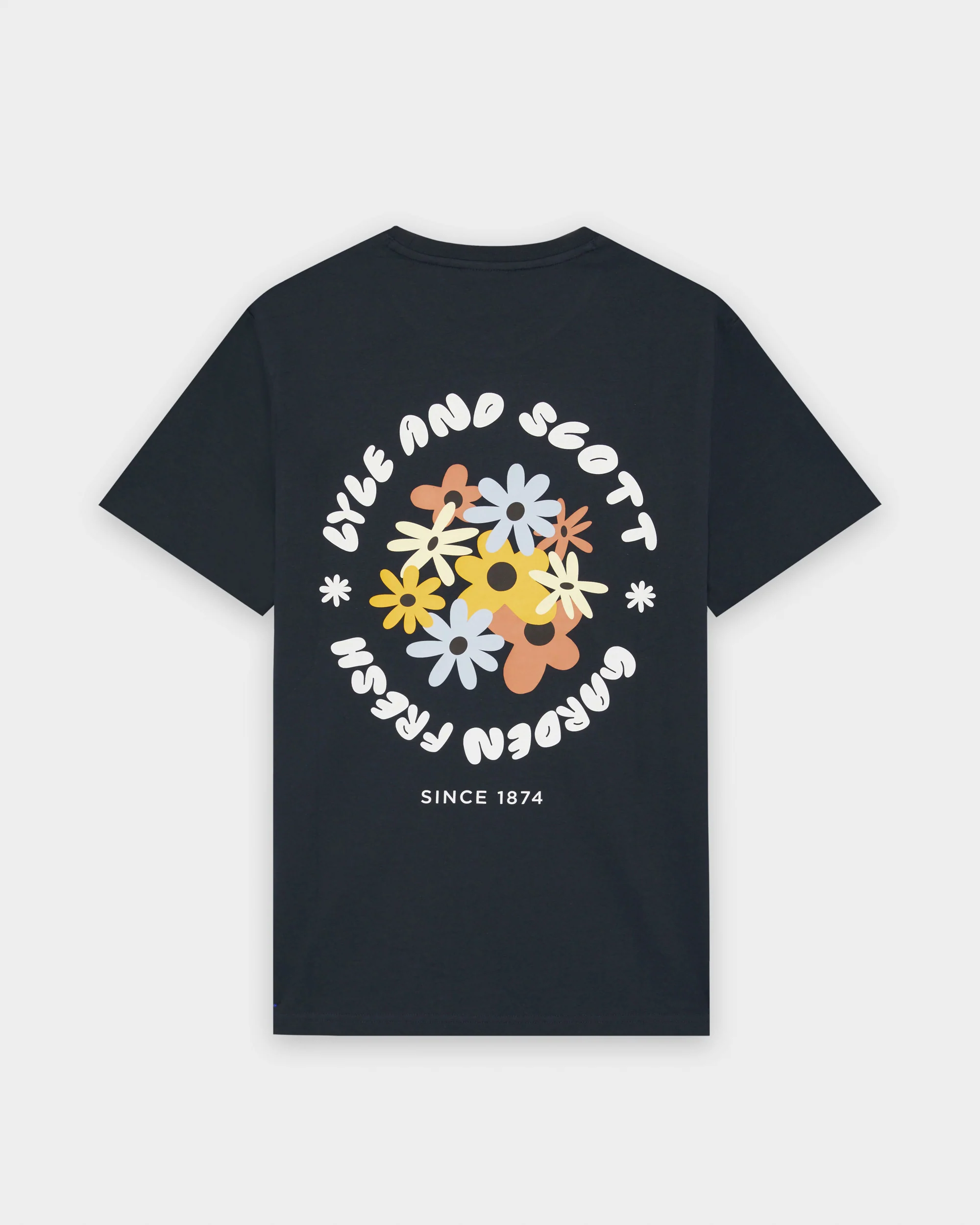 Lyle & Scott Nature Mens Graphic T-Shirt - Z271 Dark Navy - Image 7