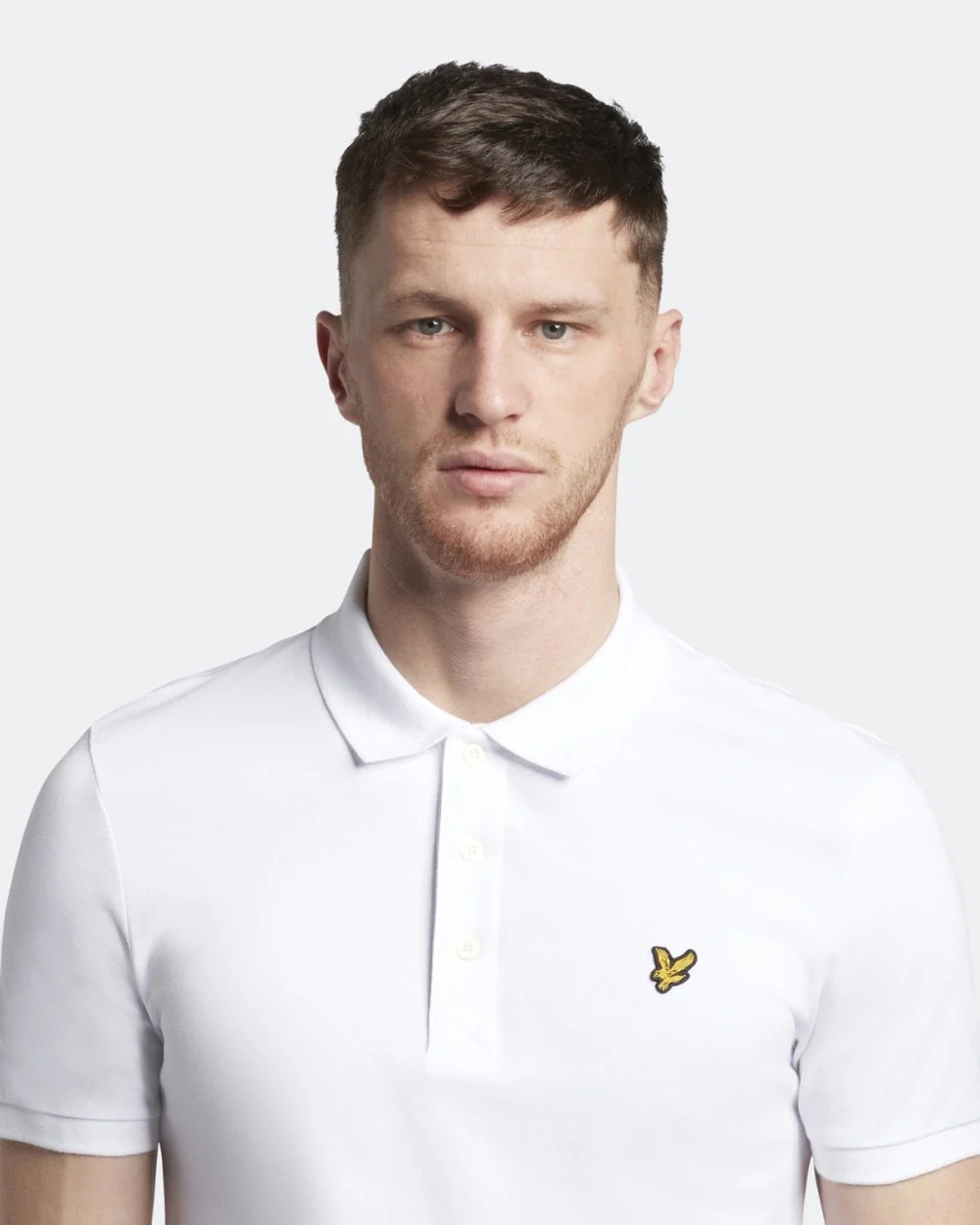 Lyle & Scott Plain Mens Polo Shirt SP400VOG - 626 White - Image 2