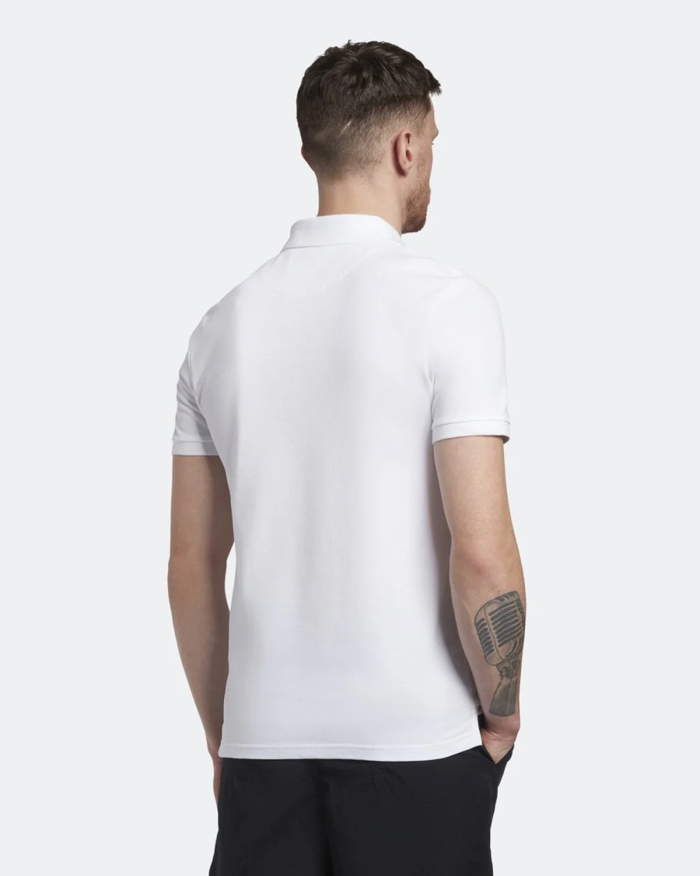 Lyle & Scott Plain Mens Polo Shirt SP400VOG - 626 White - Image 4