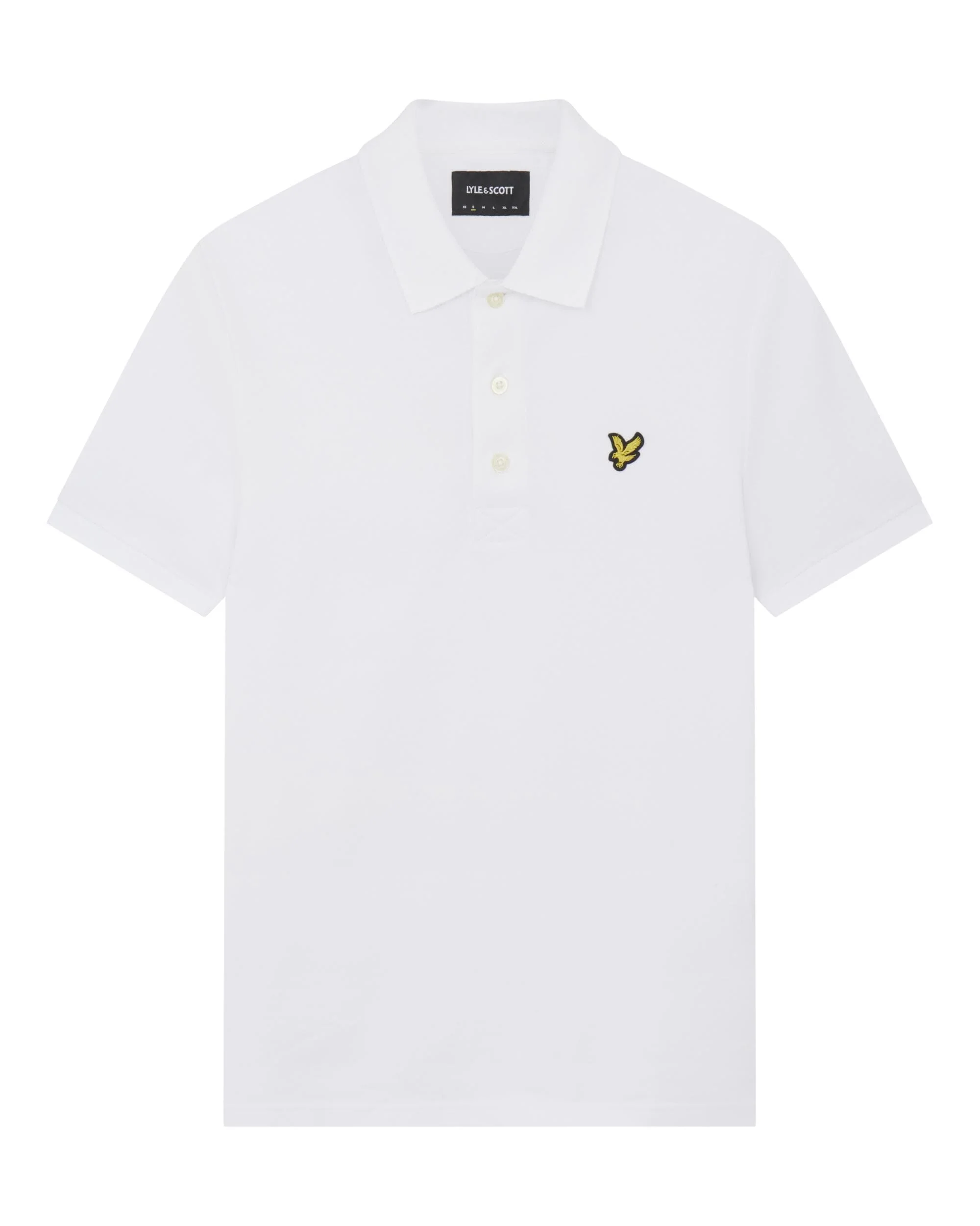 Lyle & Scott Plain Mens Polo Shirt SP400VOG - 626 White - Image 5