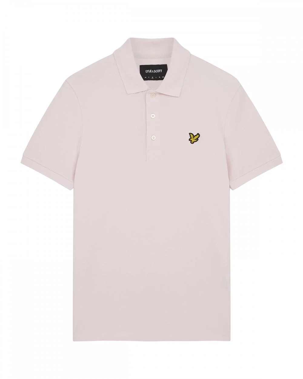 Lyle & Scott Plain Mens Polo Shirt SP400VOG - W488 Light Pink - Image 5