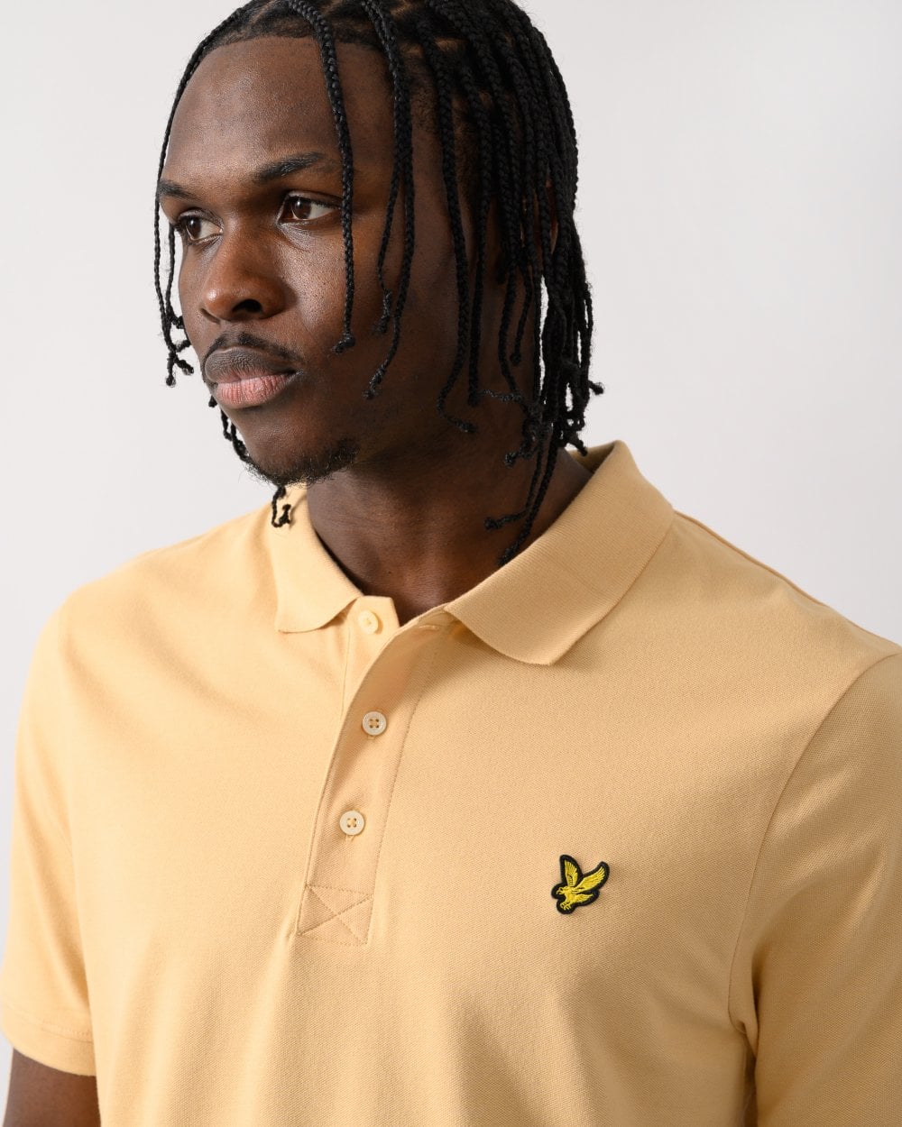 Lyle & Scott Plain Mens Polo Shirt SP400VOG - X596 Sherbet - Image 2