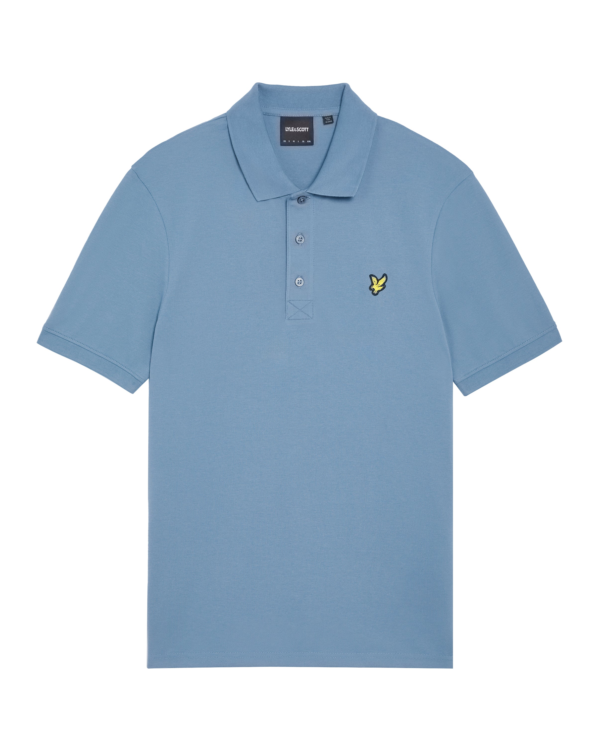 Lyle & Scott Plain Mens Polo Shirt SP400VOG - X861 Ocean Sky - Image 6