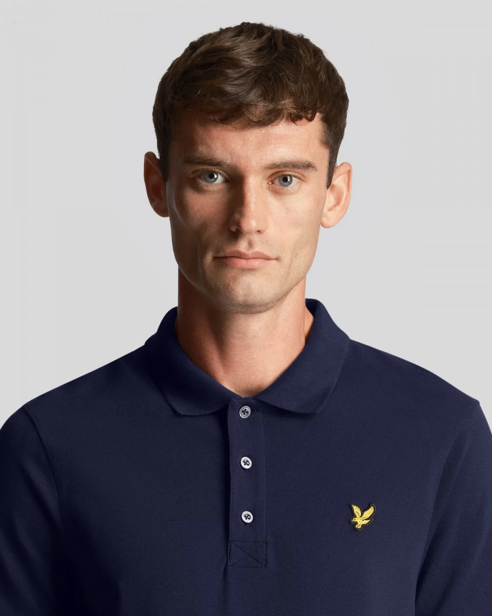 Lyle & Scott Plain Mens Polo Shirt SP400VOG - Z99 Navy - Image 2
