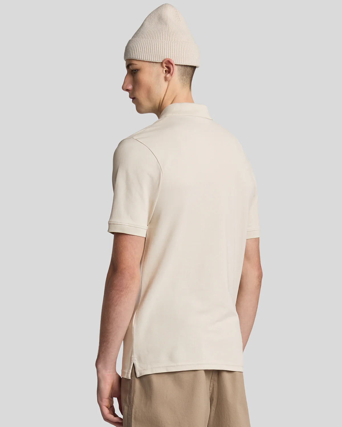 Lyle & Scott Plain Mens Polo Shirt - W870 Cove - Image 4