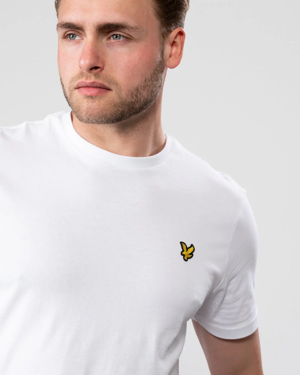 Lyle & Scott Plain Mens T-Shirt - 626 White - Image 2