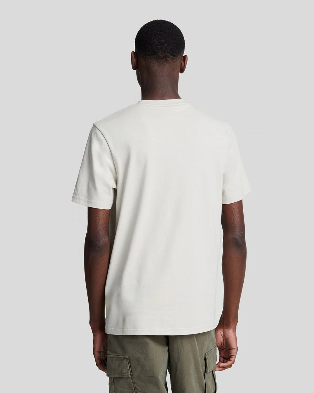 Lyle & Scott Plain Mens T-Shirt - W870 Cove - Image 3