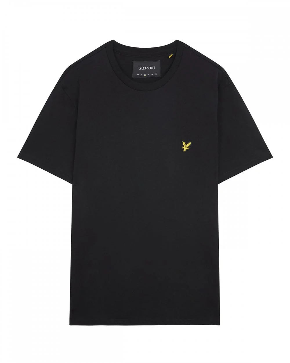 Lyle & Scott Plain Mens T-Shirt - Z865 Jet Black - Image 5