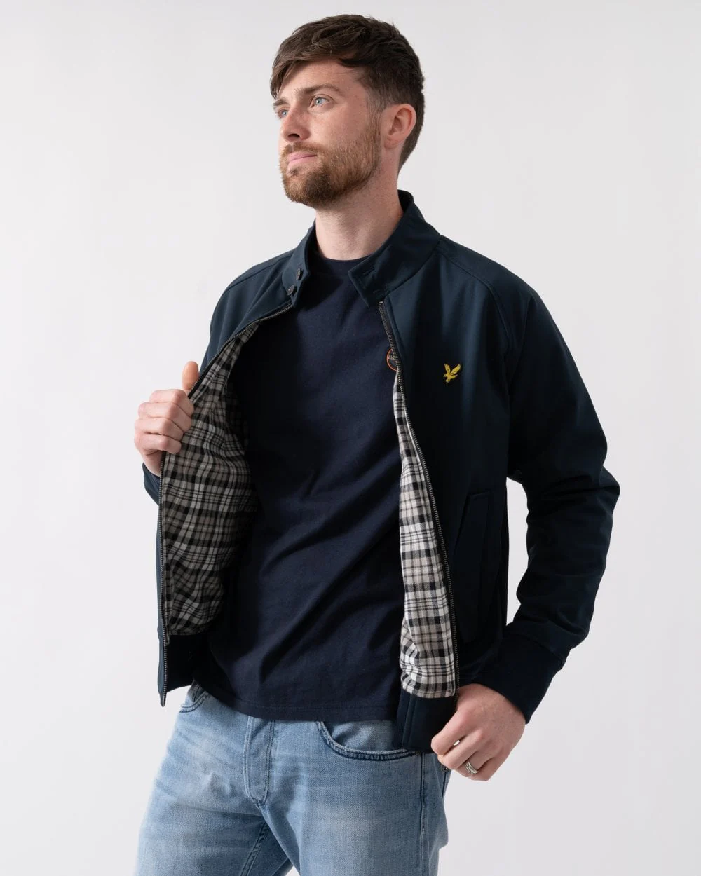 Lyle & Scott Softshell Mens Harrington Jacket - Image 3