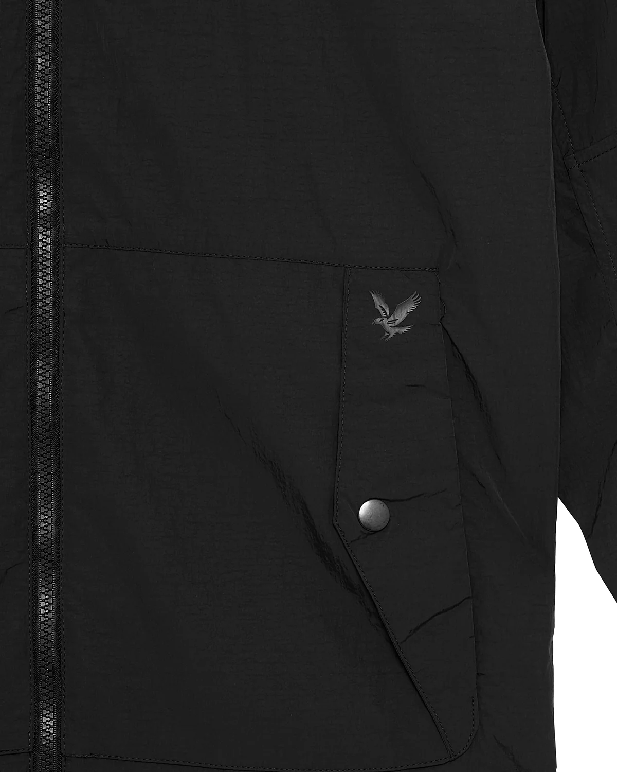 Lyle & Scott Stow Away Jacket - X002 Black Ice - Image 5